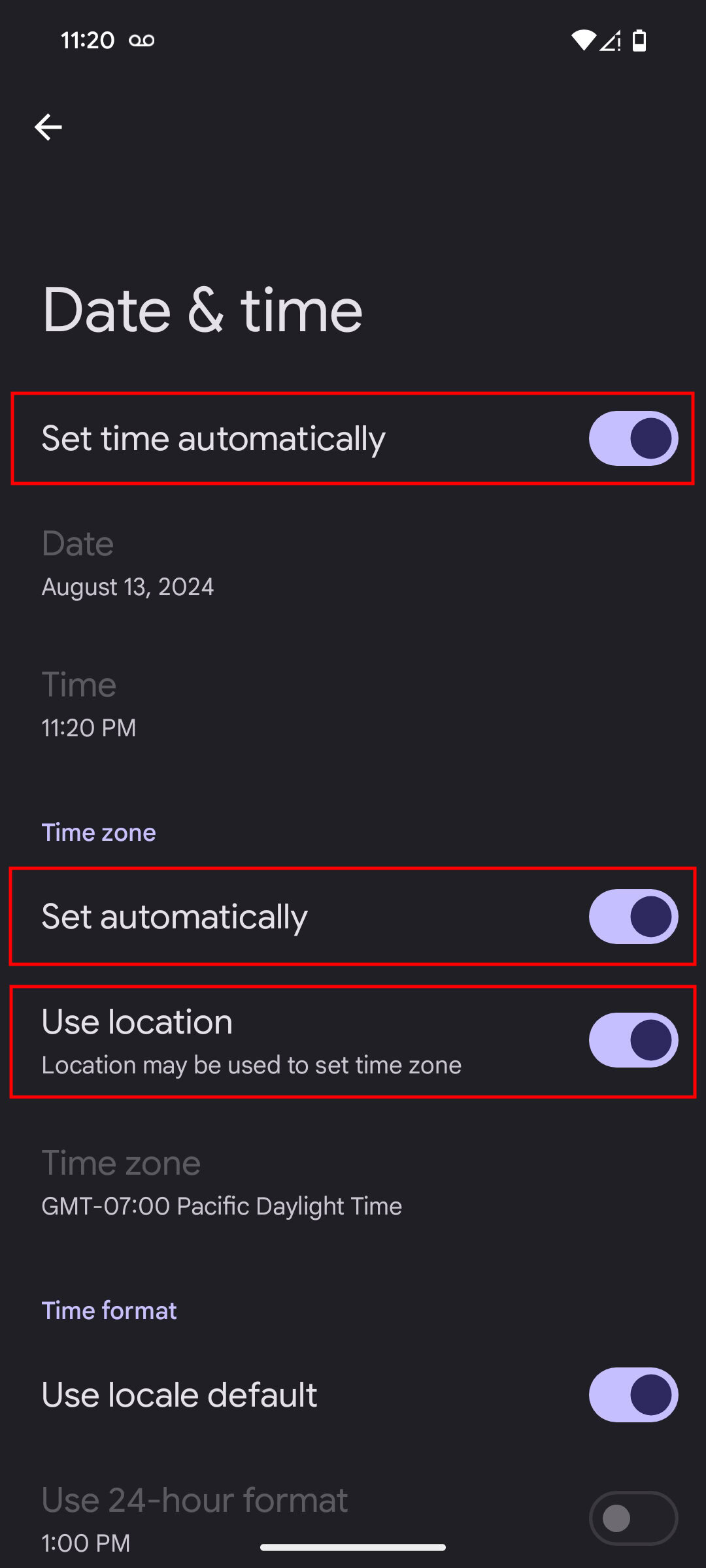 How to set the date and time settings on Android (3)