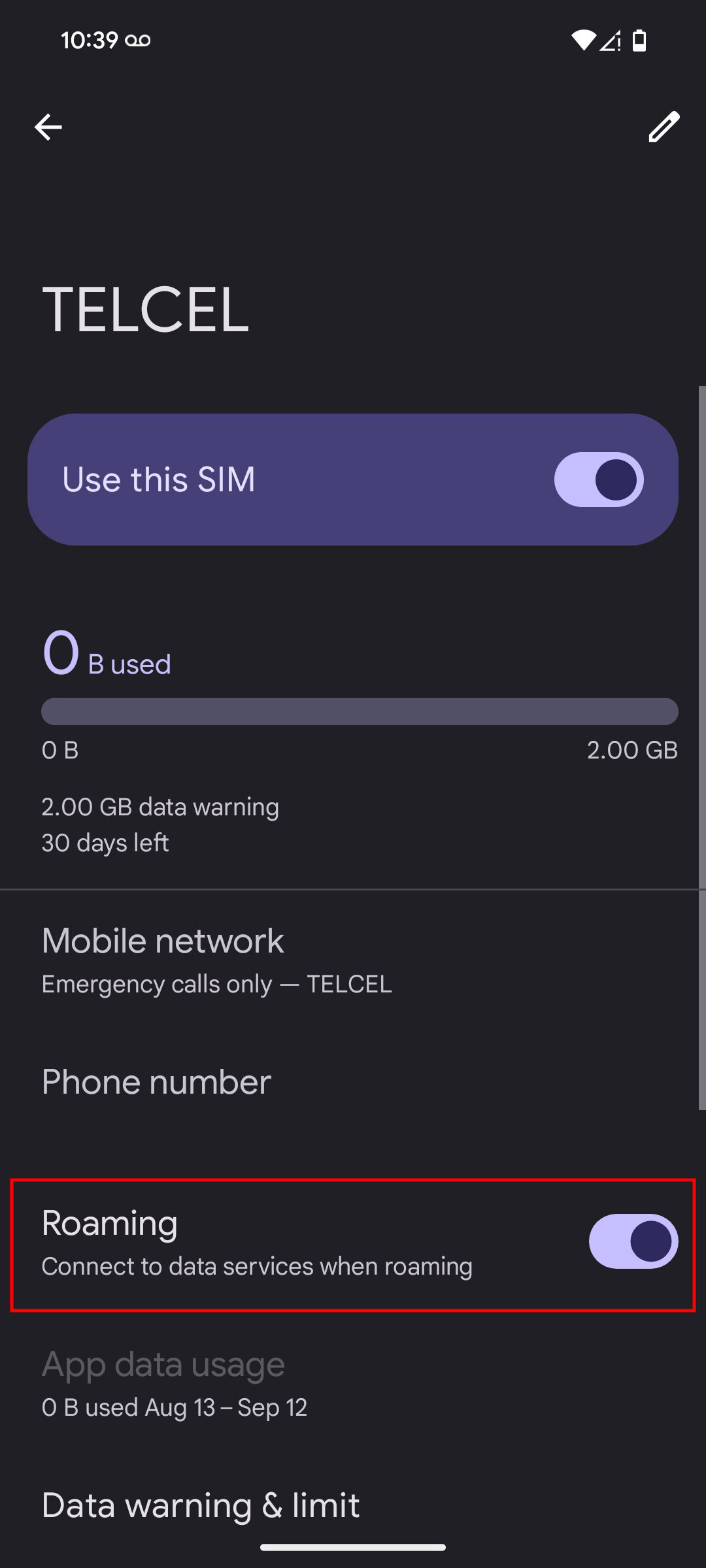 How to turn on mobile data on Android 15 (4)