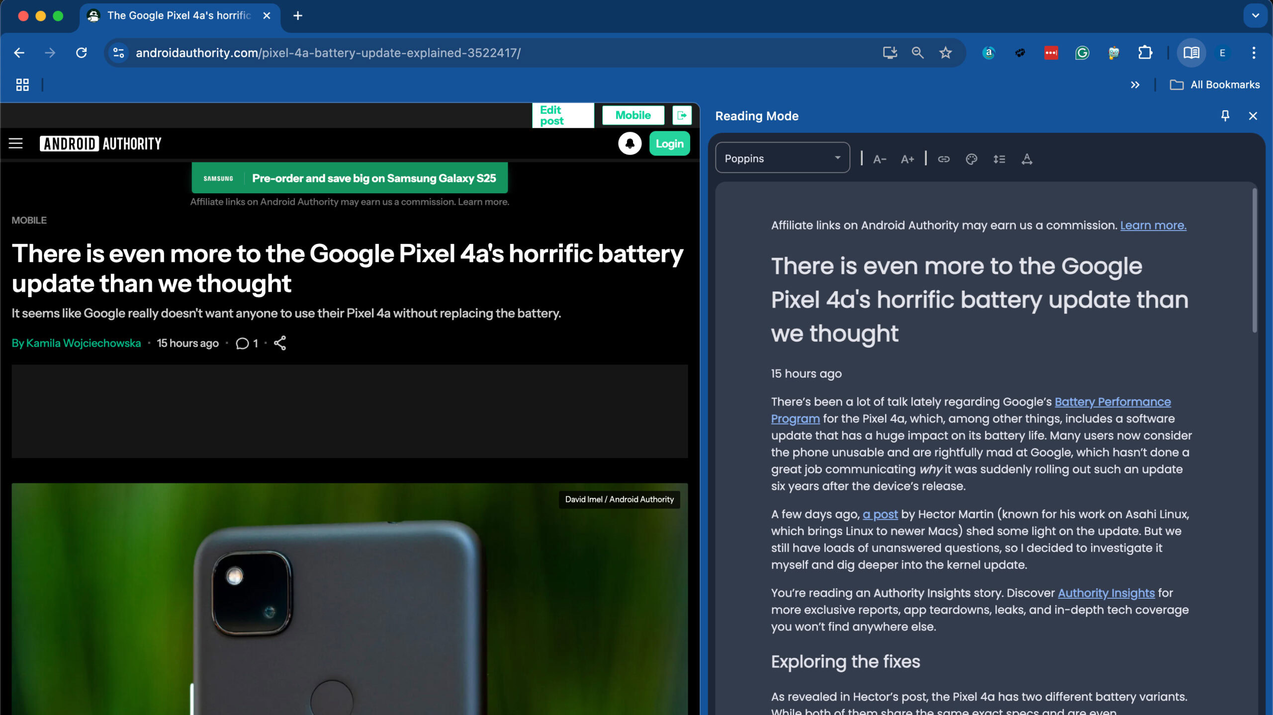 How to use Reading mode on Chrome 2