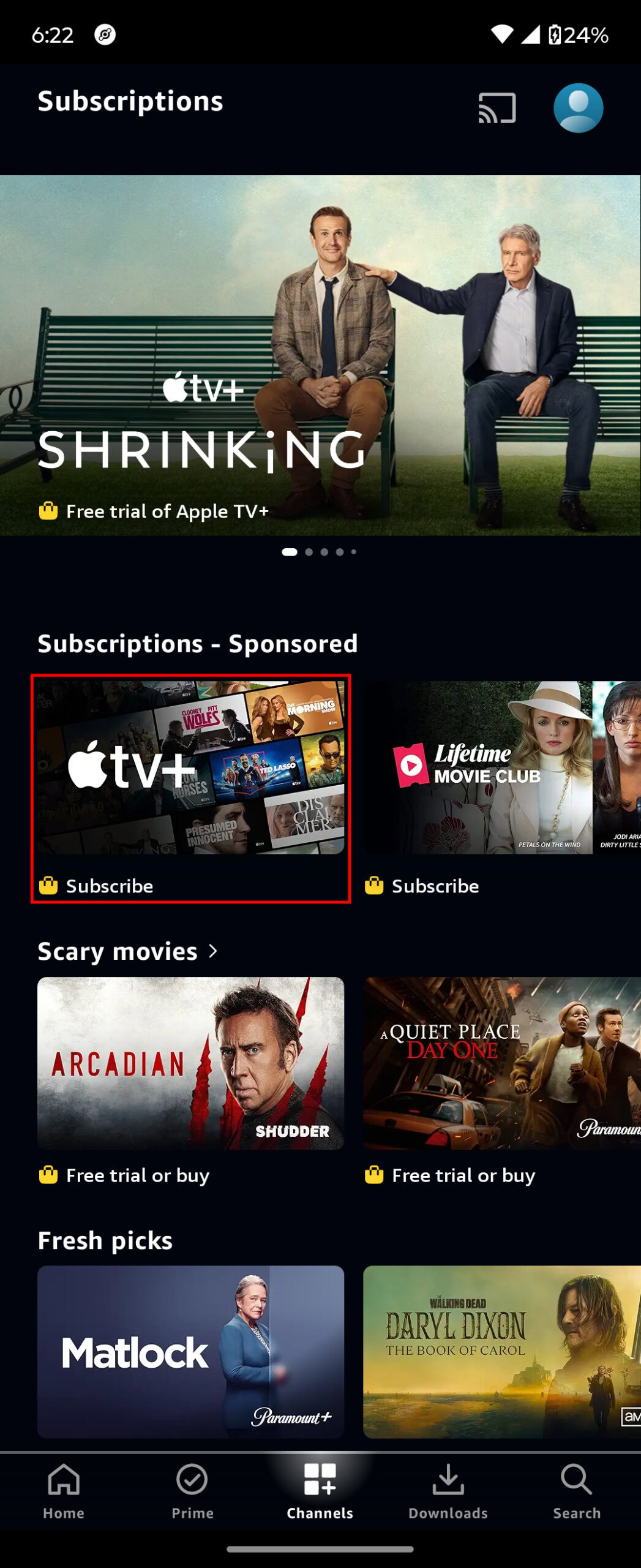 How to watch Apple TV Plus on Android using Amazon Prime Video (2)