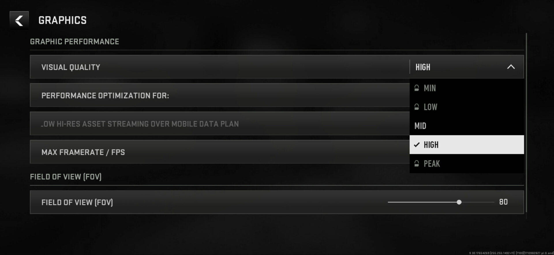 call of duty warzone mobile grafik ayarları