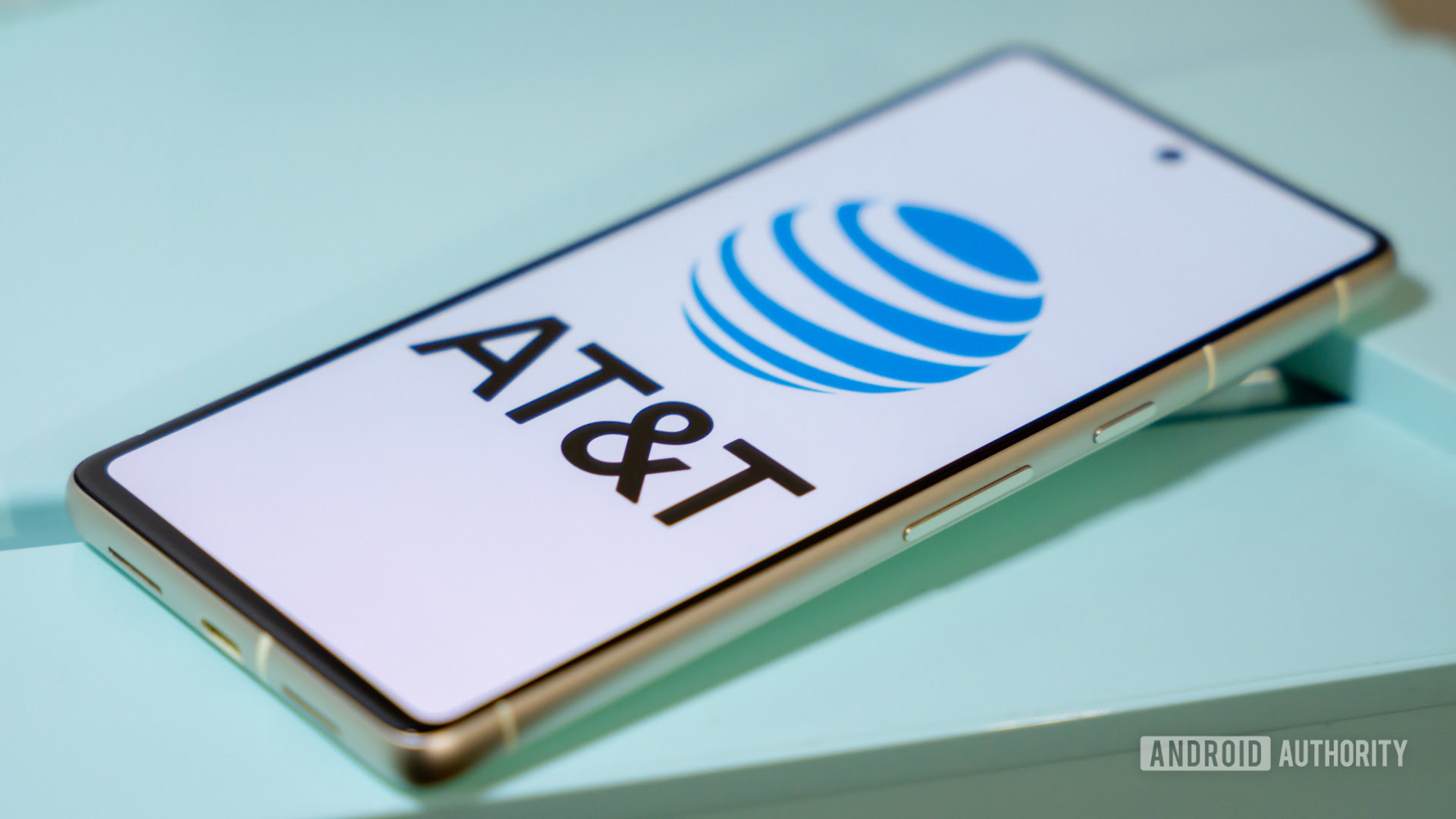 AT&amp;T logo on smartphone (2)