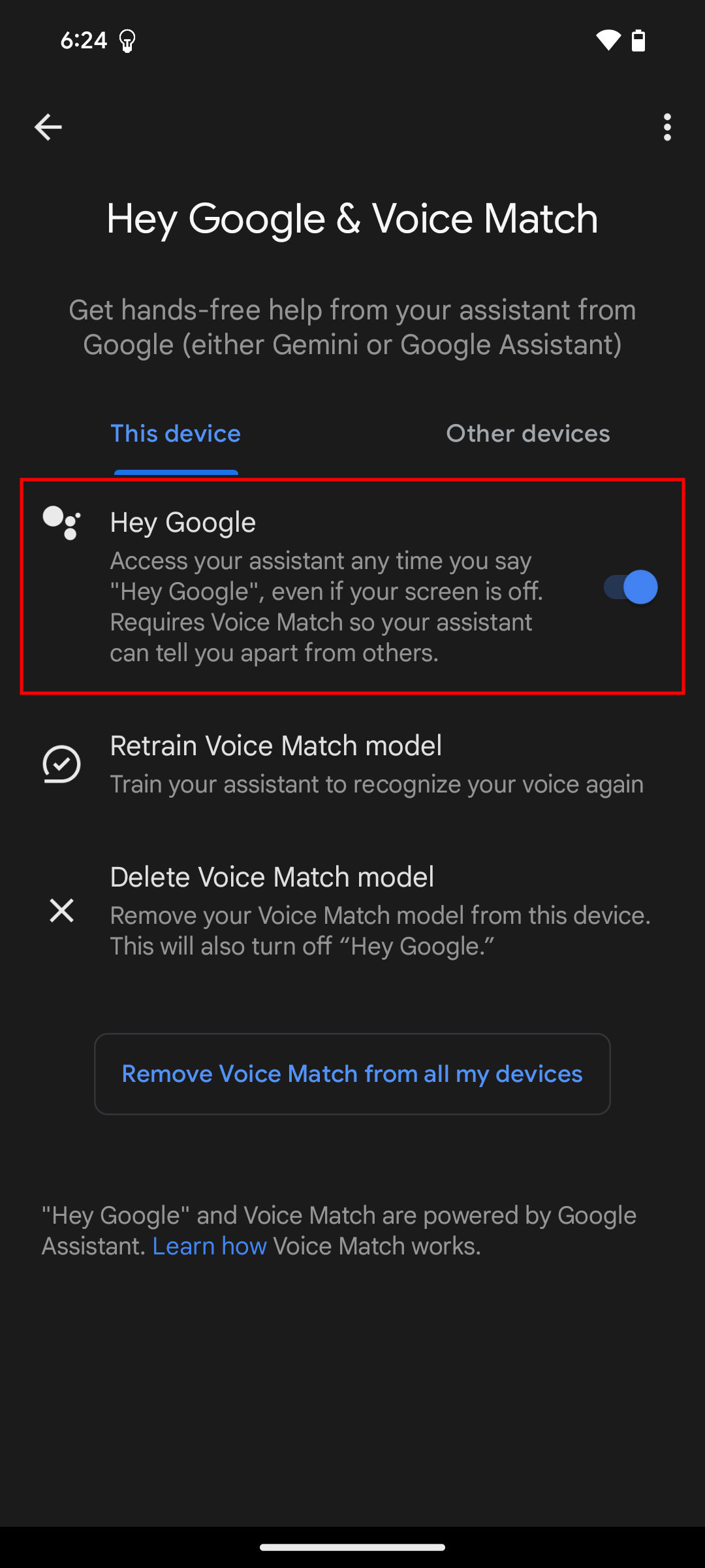 How to enable Google Assistant Hey Google (5)