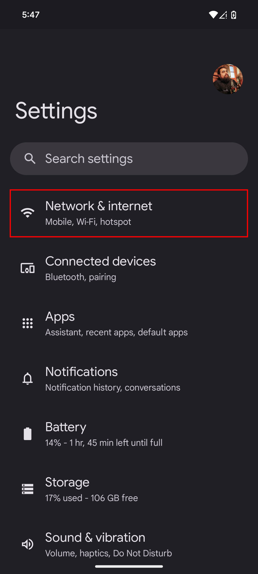 How to turn on mobile data on Android 15 (1)