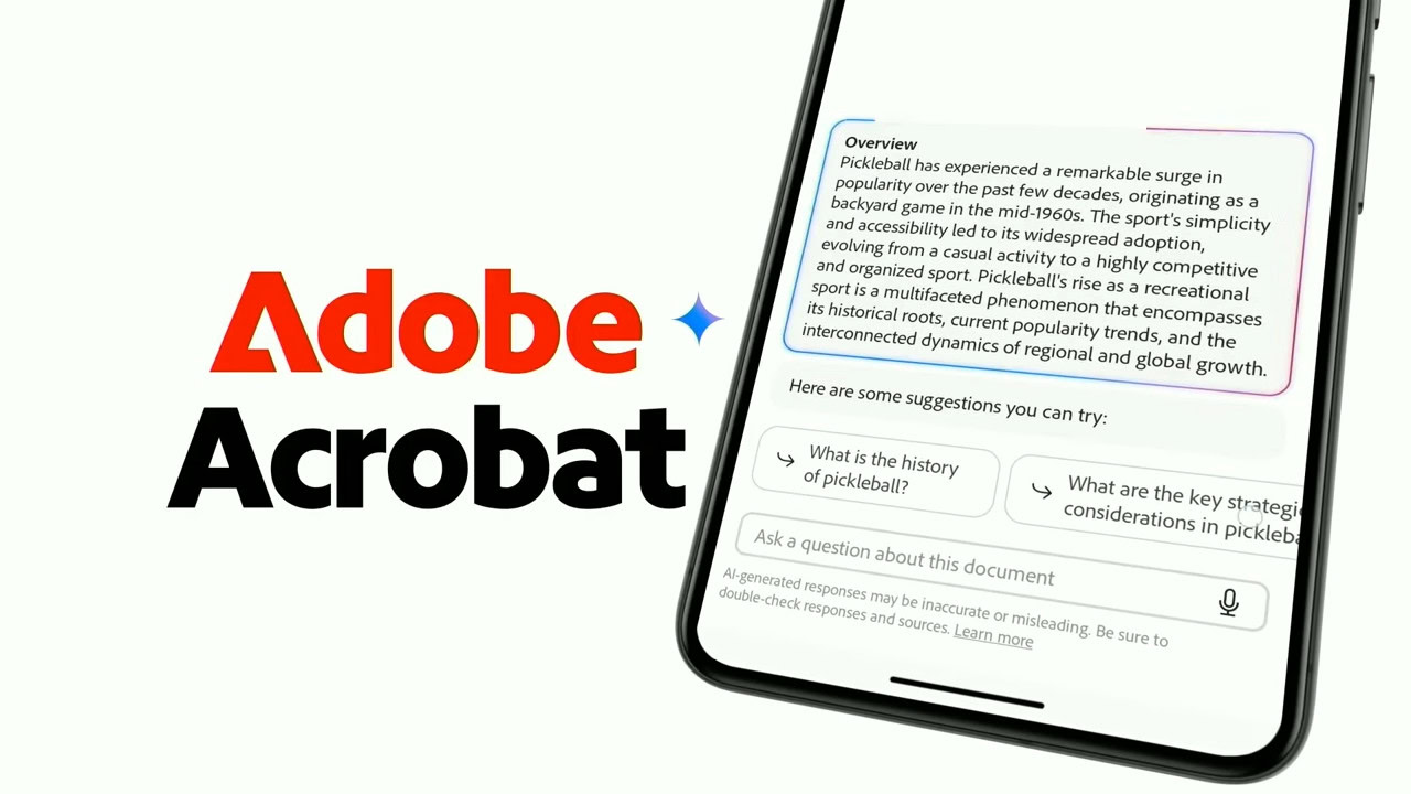 Adobe Acrobat on device AI assistant