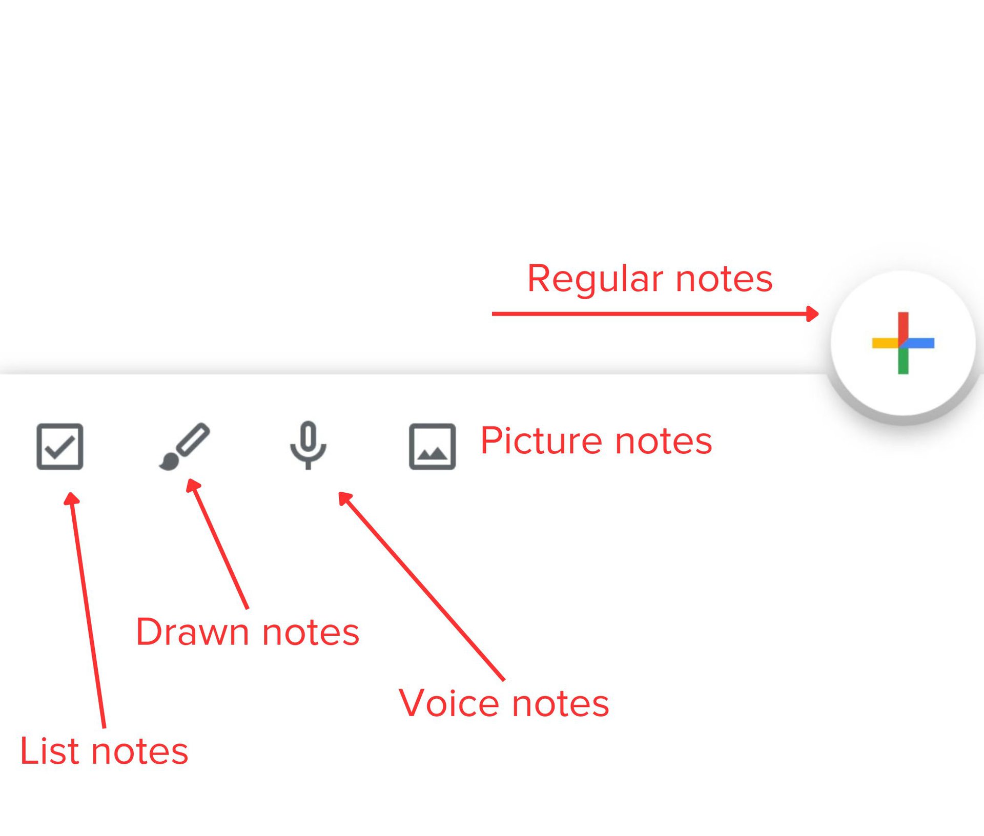 Google Keep notes 2