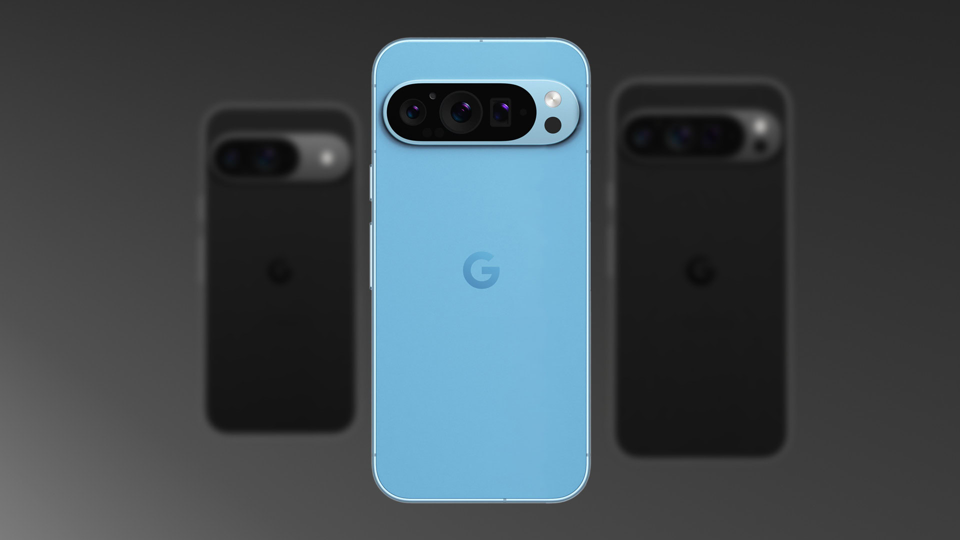 Google Pixel 9 Pro rear view family