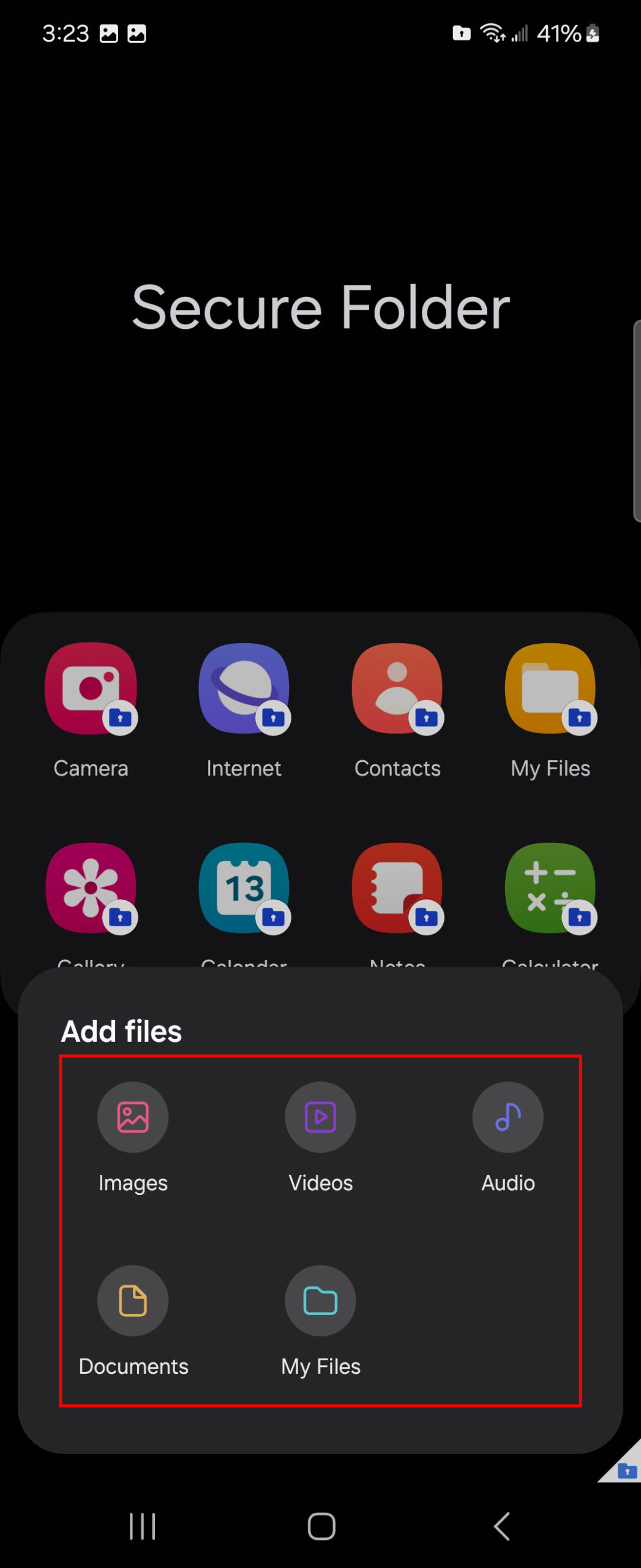 How to add files to Samsung Secure Folder using the app 4