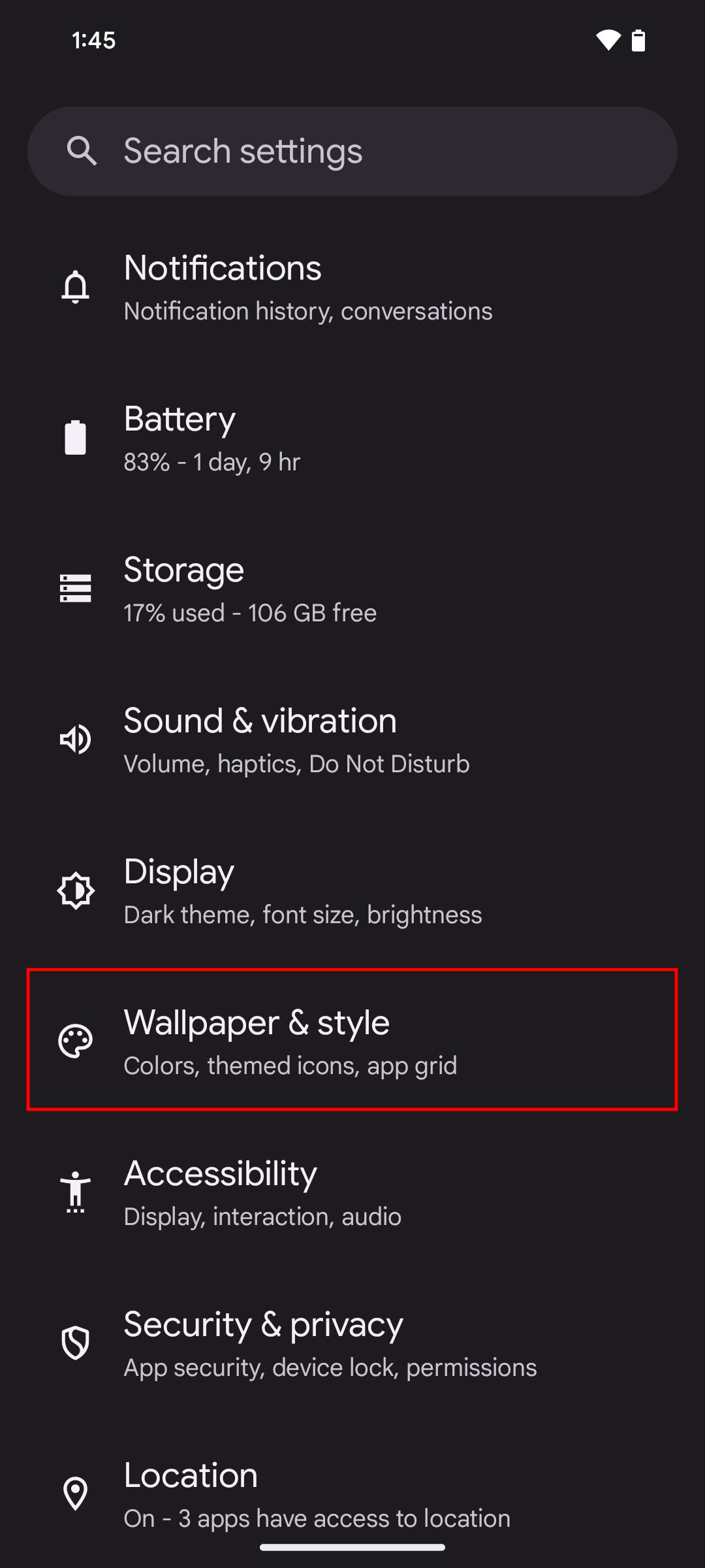 How to change your wallpaper on Android 14 with the Pixel 8a (1)