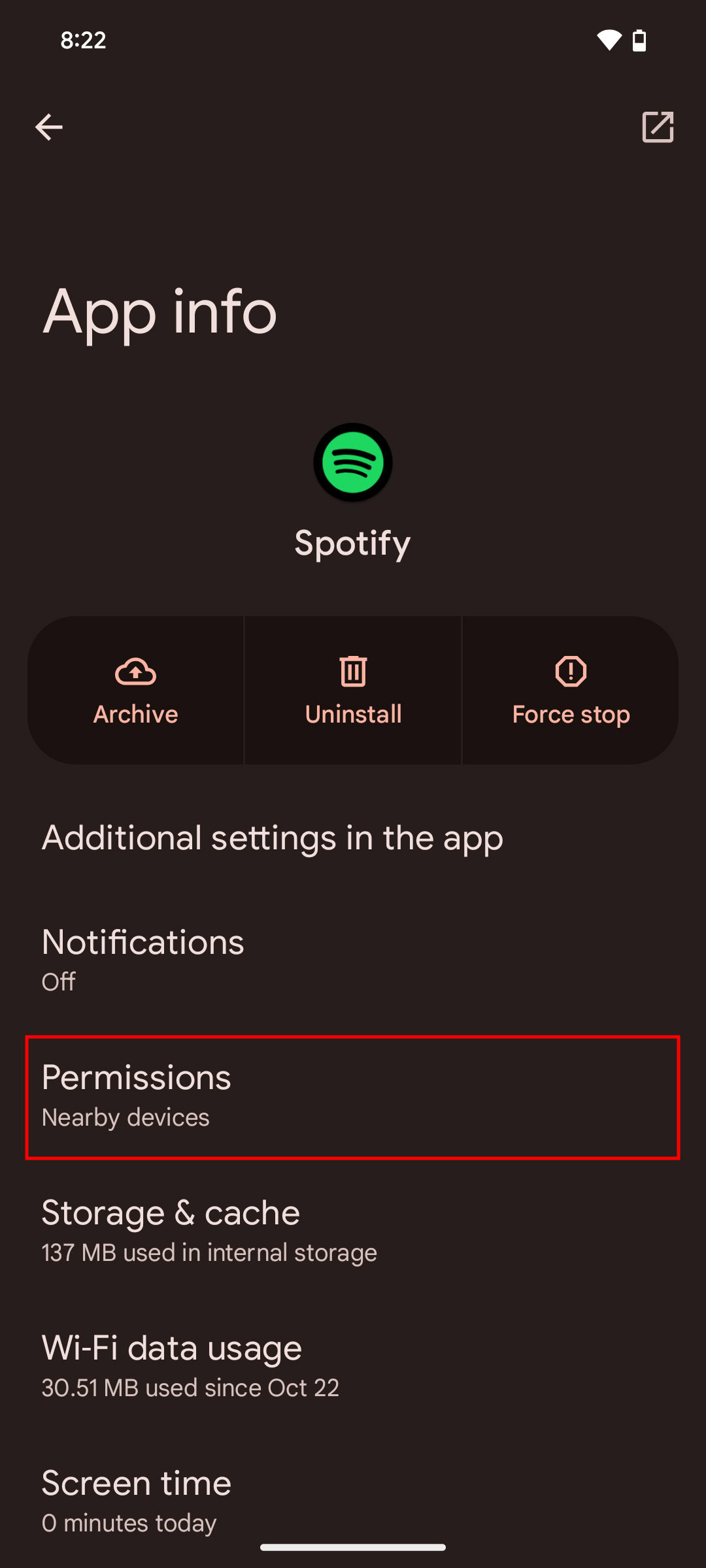 How to remove app permissions on Android 15 3