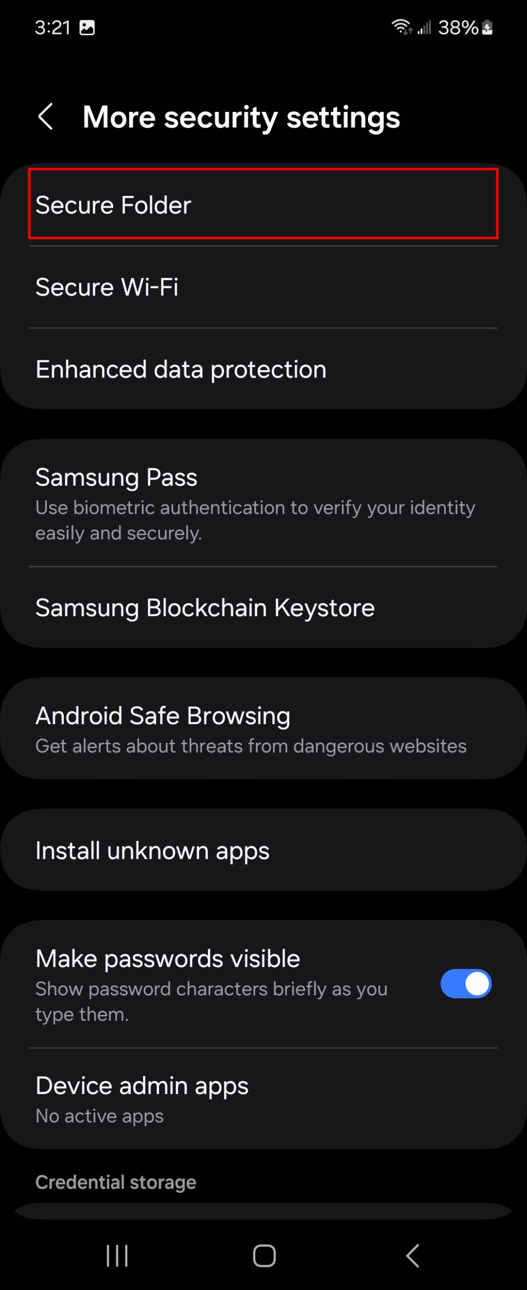 How to set up Samsung Secure Folder 3