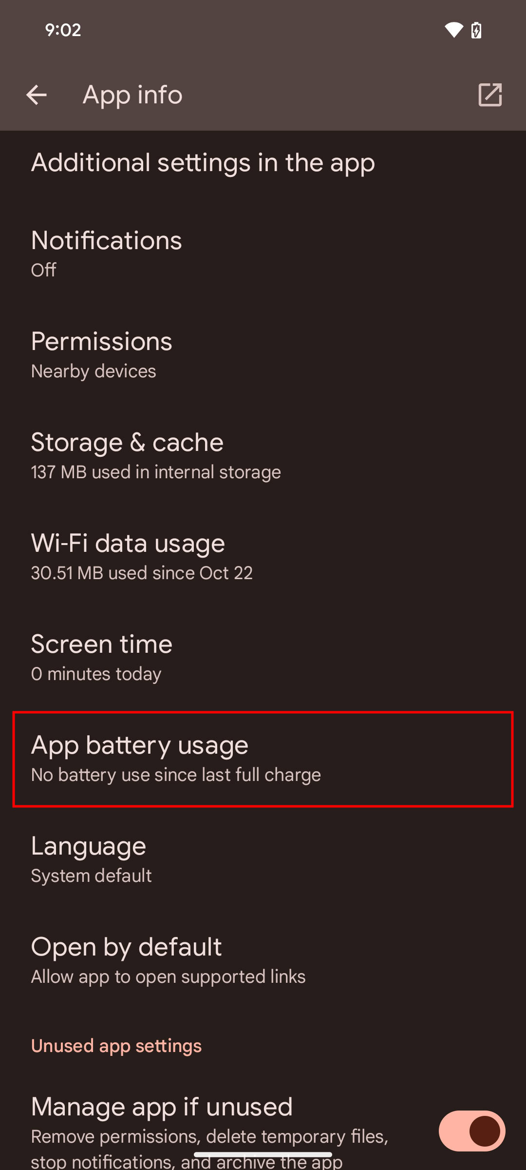 How to turn off background activity on Android 15 3