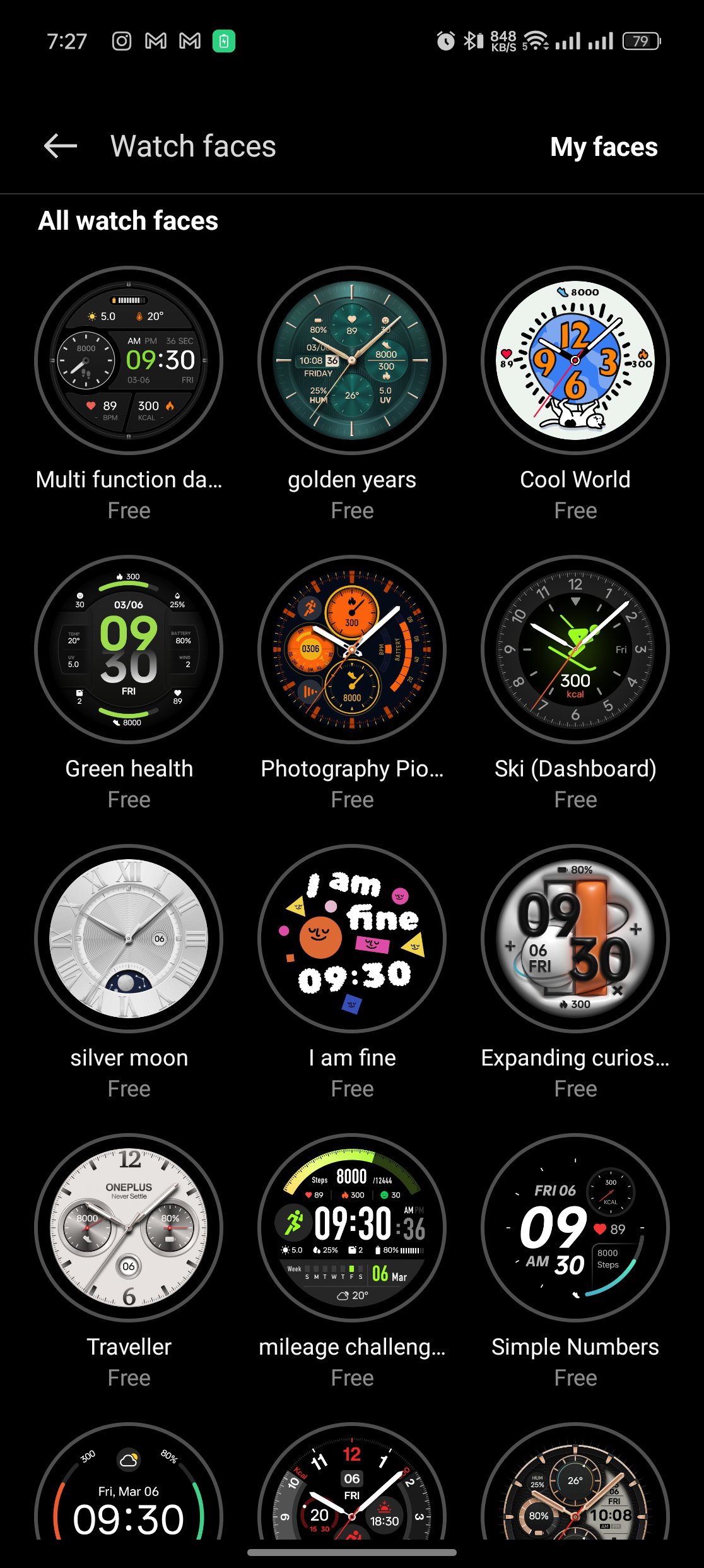OnePlus Watch 2 OHealth watch faces (1)