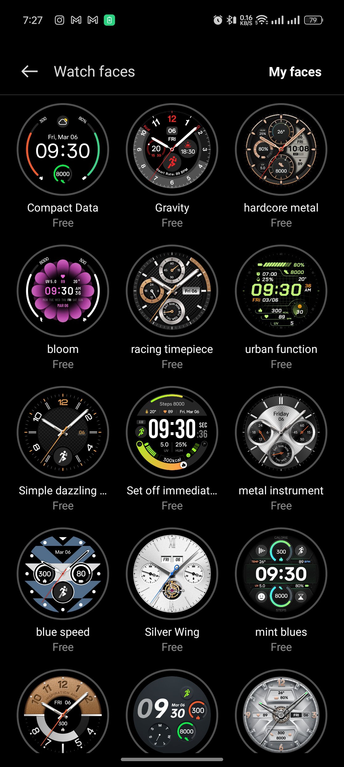 OnePlus Watch 2 OHealth watch faces (5)