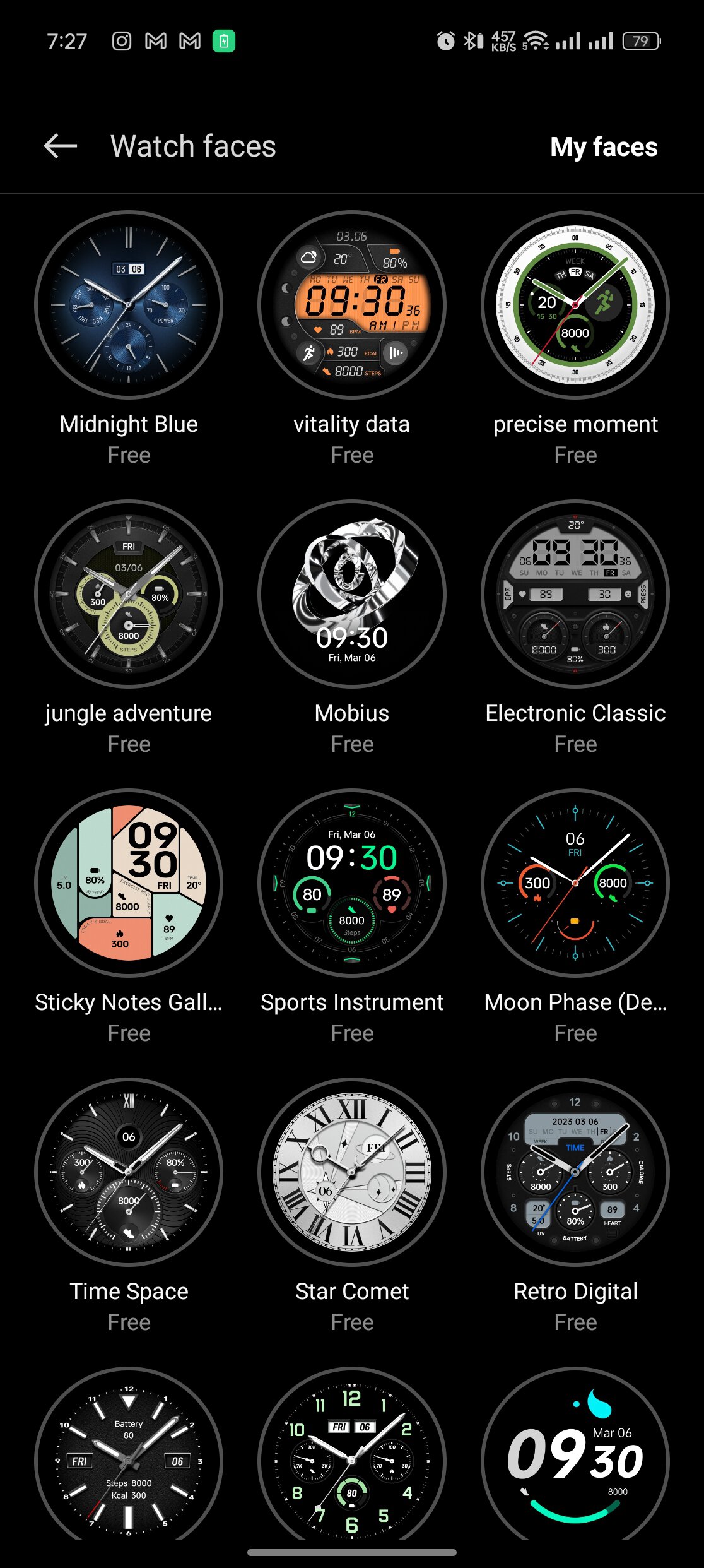 OnePlus Watch 2 OHealth watch faces (7)