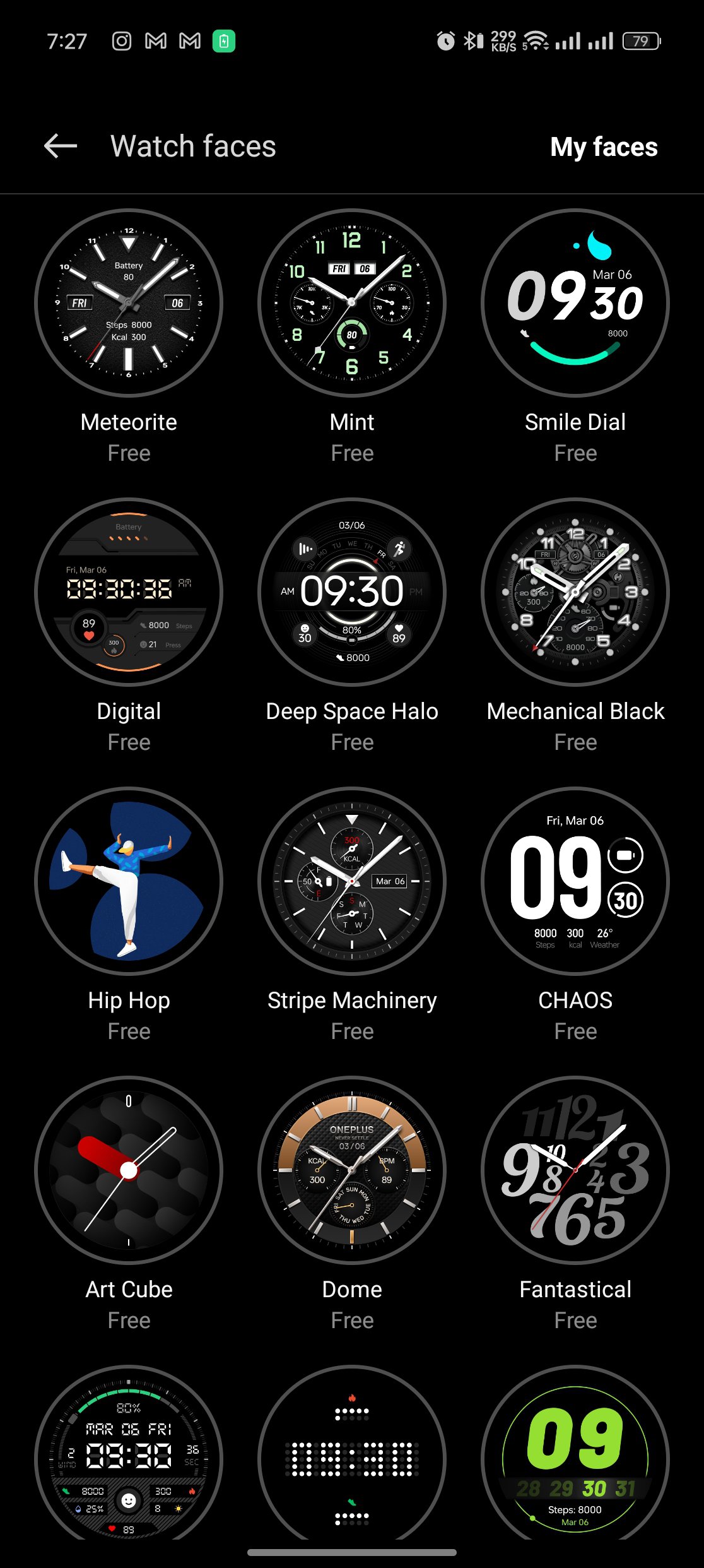 OnePlus Watch 2 OHealth watch faces (8)