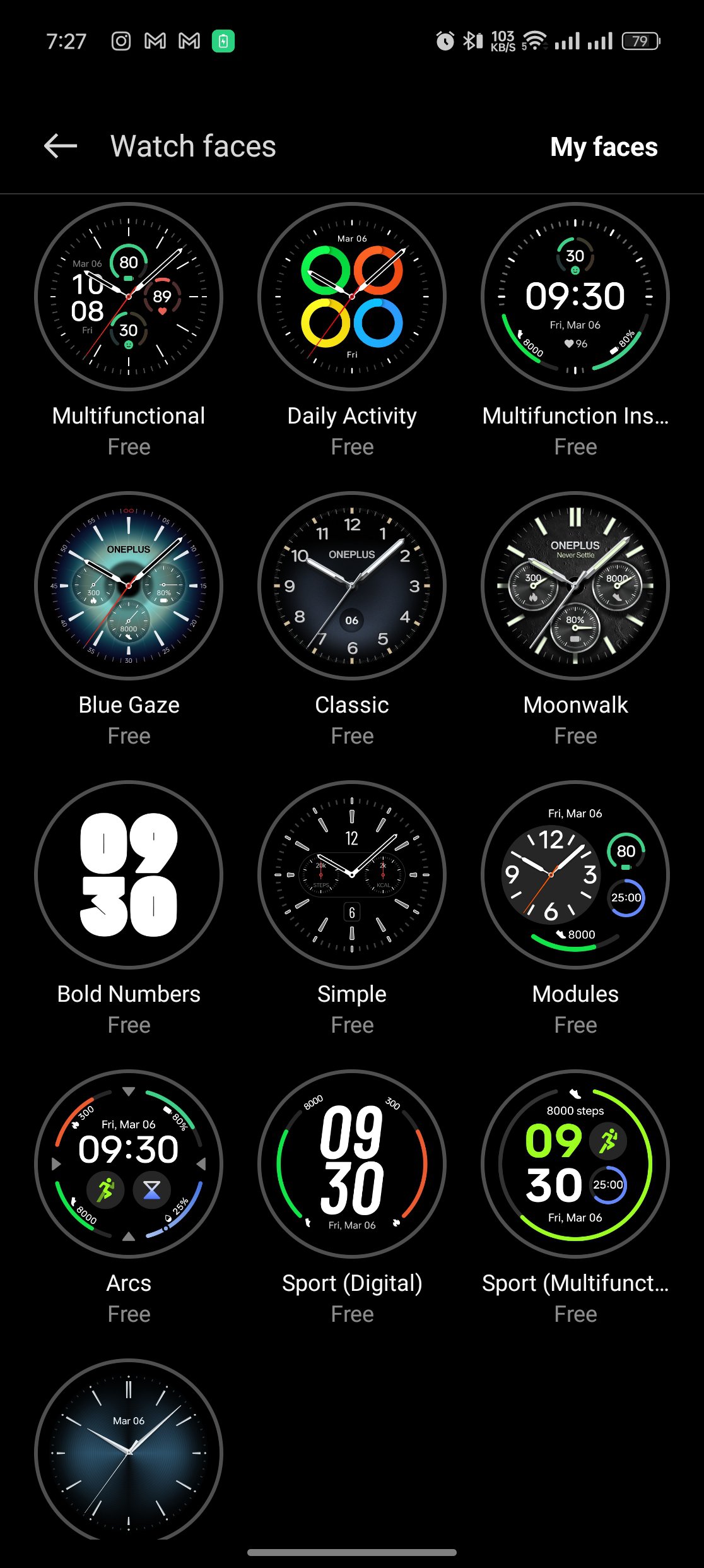 OnePlus Watch 2 OHealth watch faces (9)