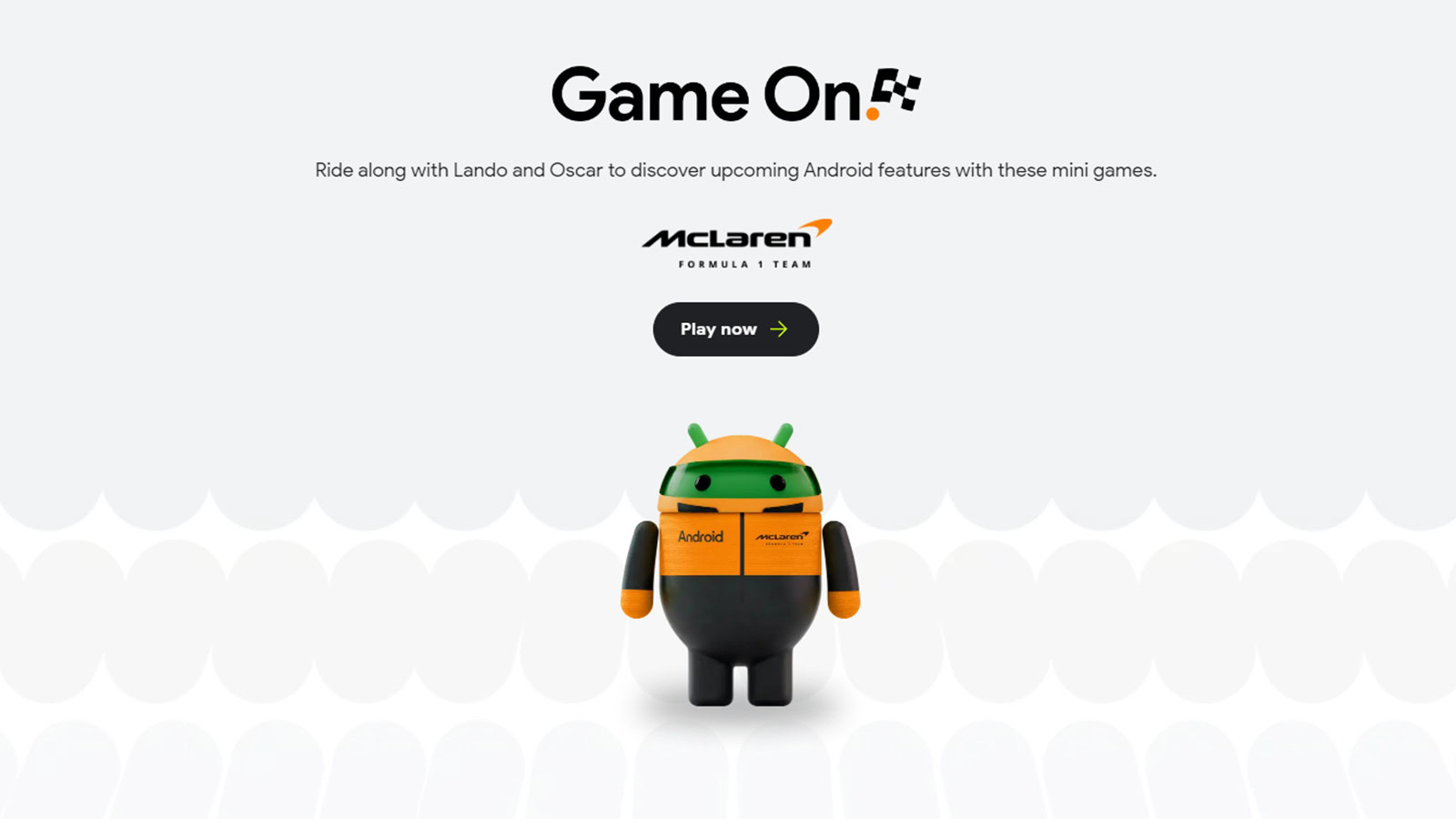 Google and McLaren team up to showcase Android 15 features through mini-games