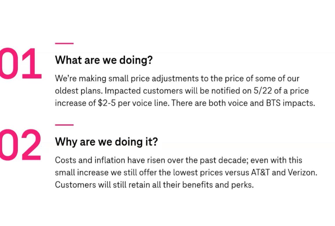 T Mobile May 2024 price hikes suffering123
