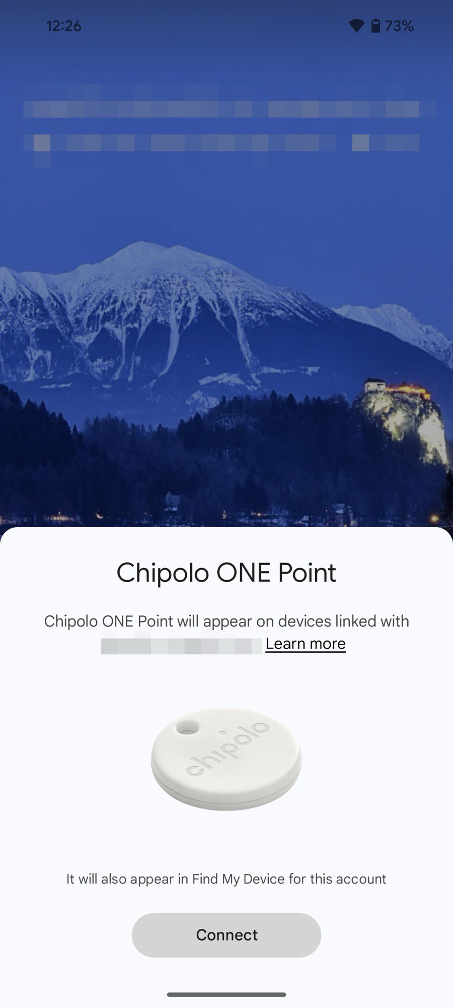 google find my device app screenshot chipolo trackers one point setup 1