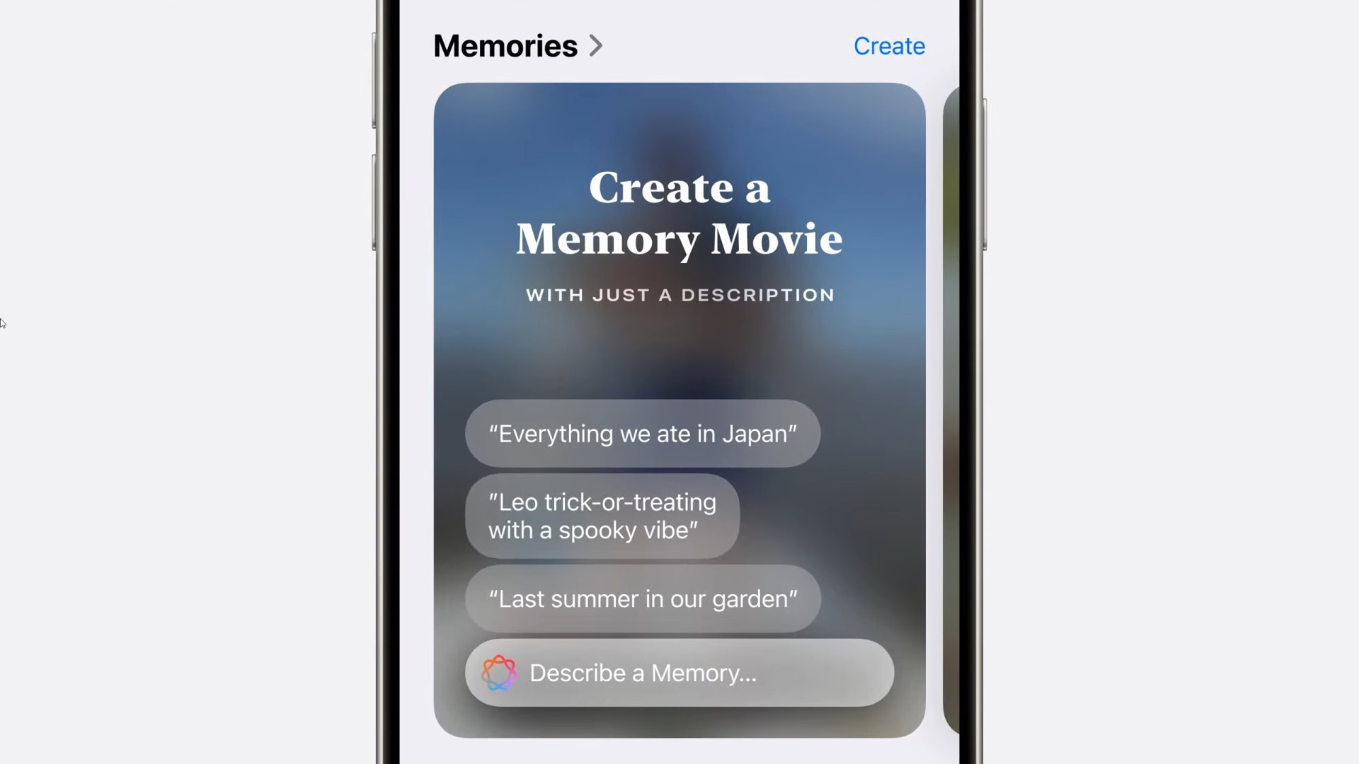 Apple WWDC 2024 photos memory movie