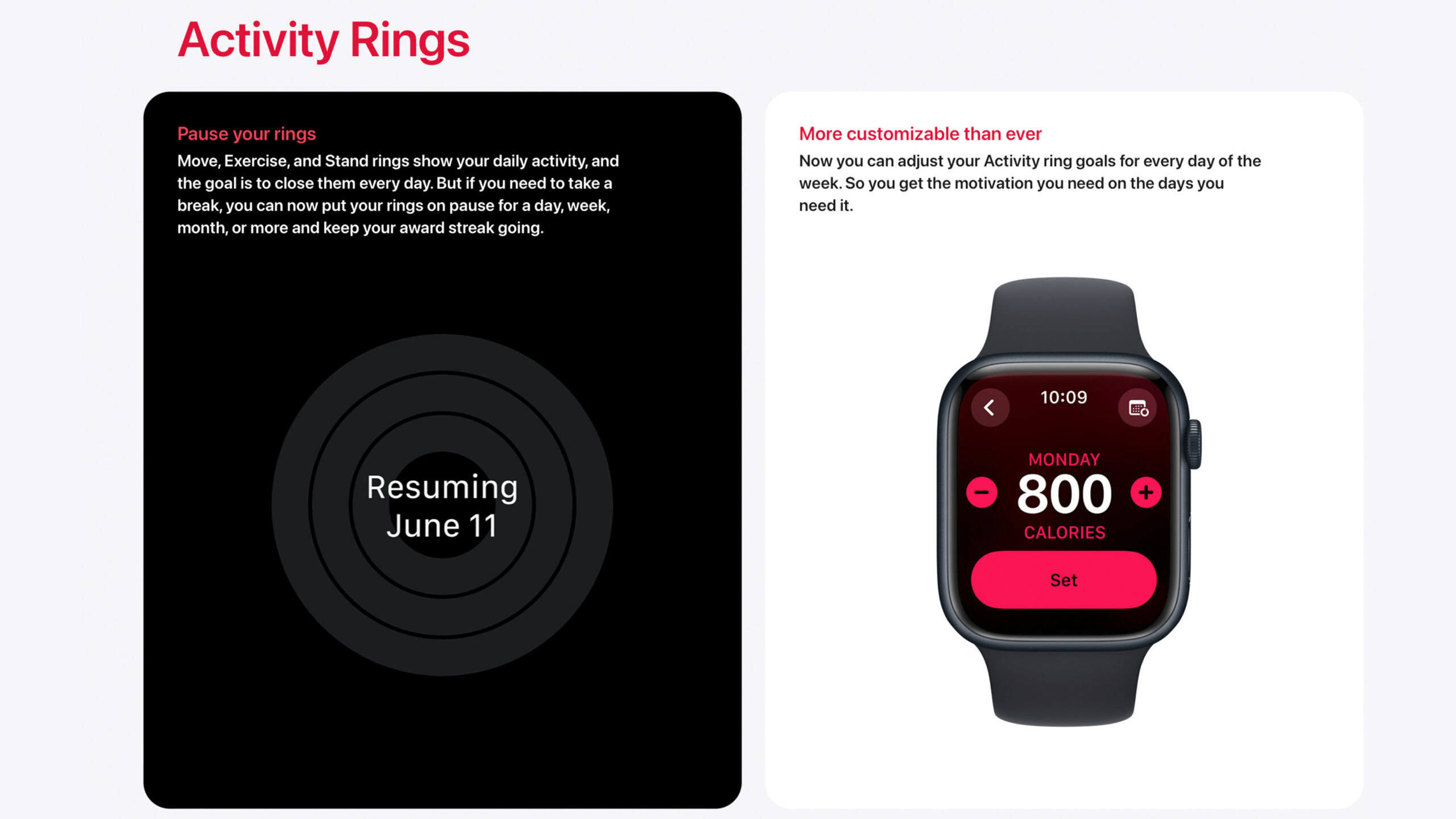 Apple Watch Custom Activity Rings