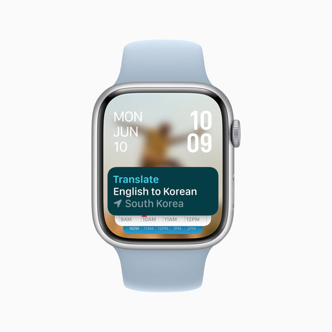 Apple Watch Translate widget on Smart Stack