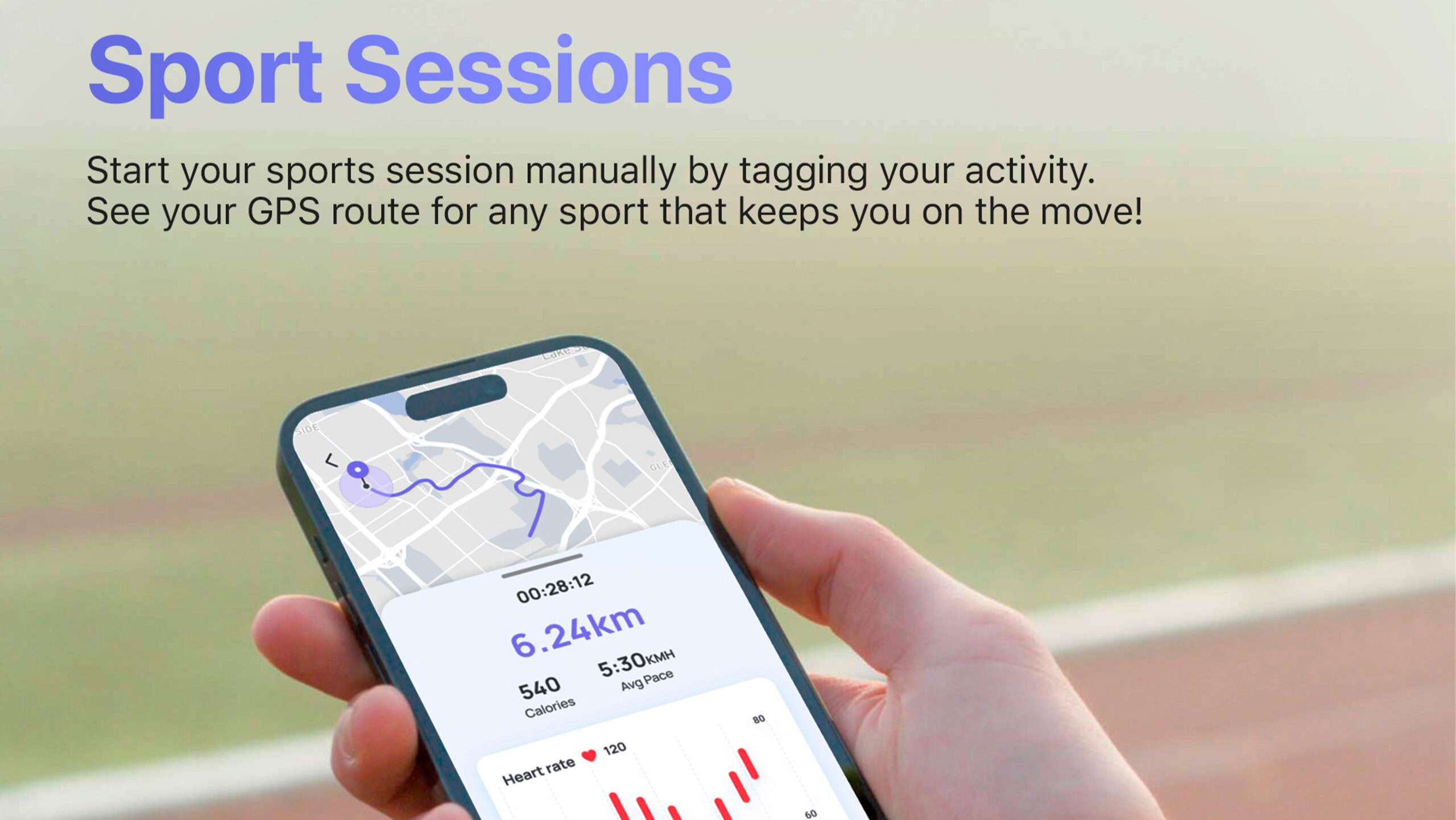The Circular Kira+ App displays a user's Sport Session data.