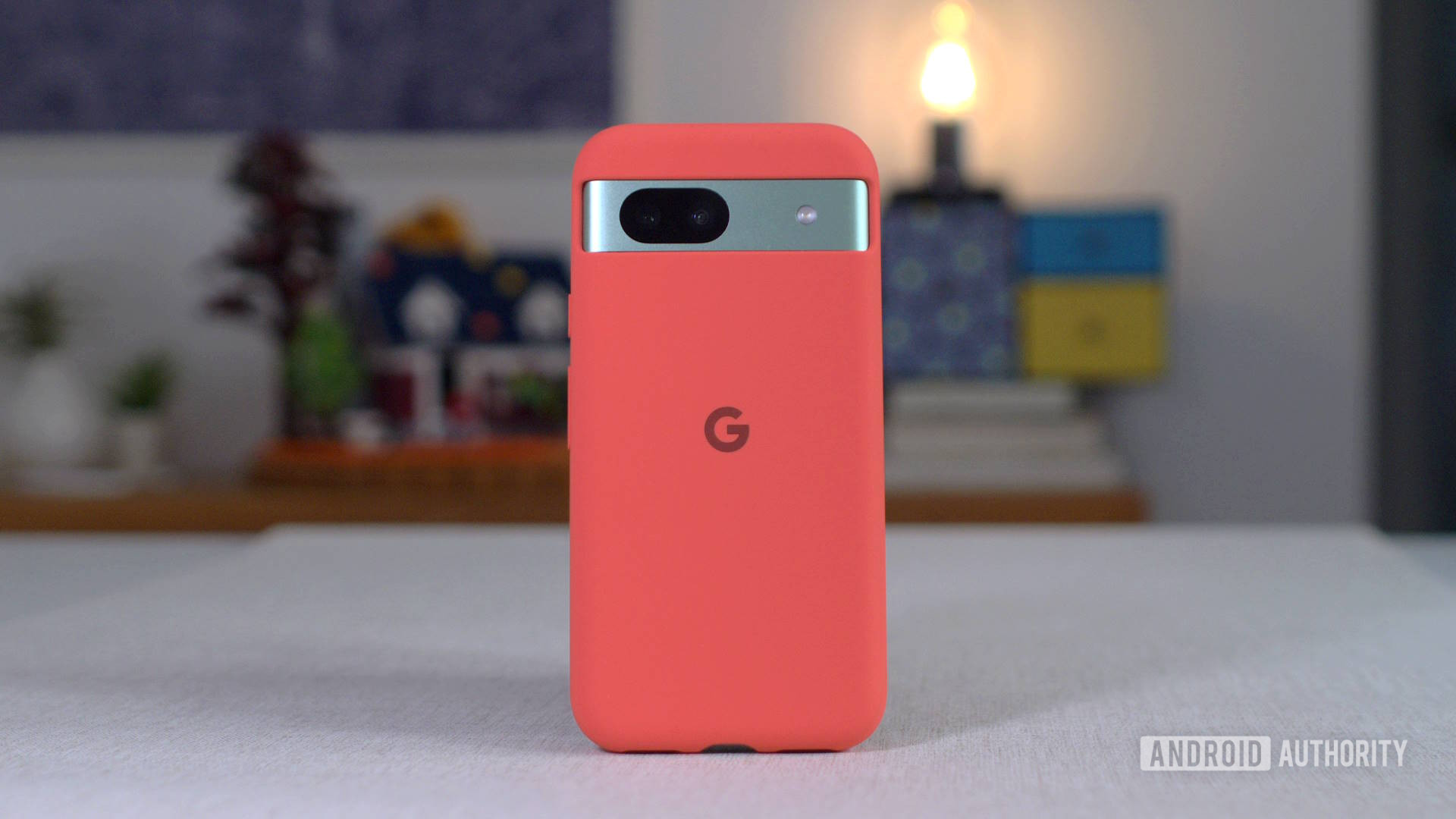 Official Google Pixel 8a case on table