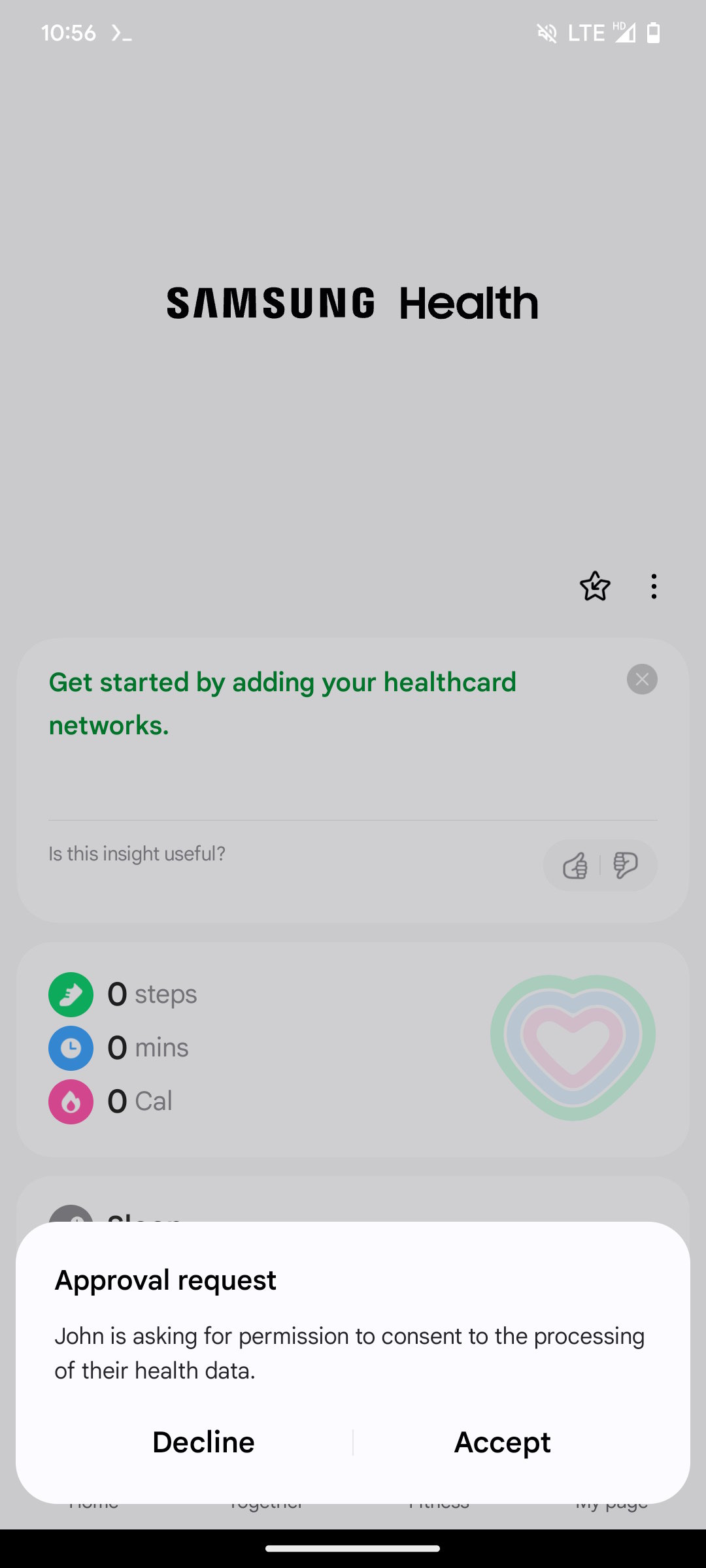 Samsung Health Family Health Data Sharing 2