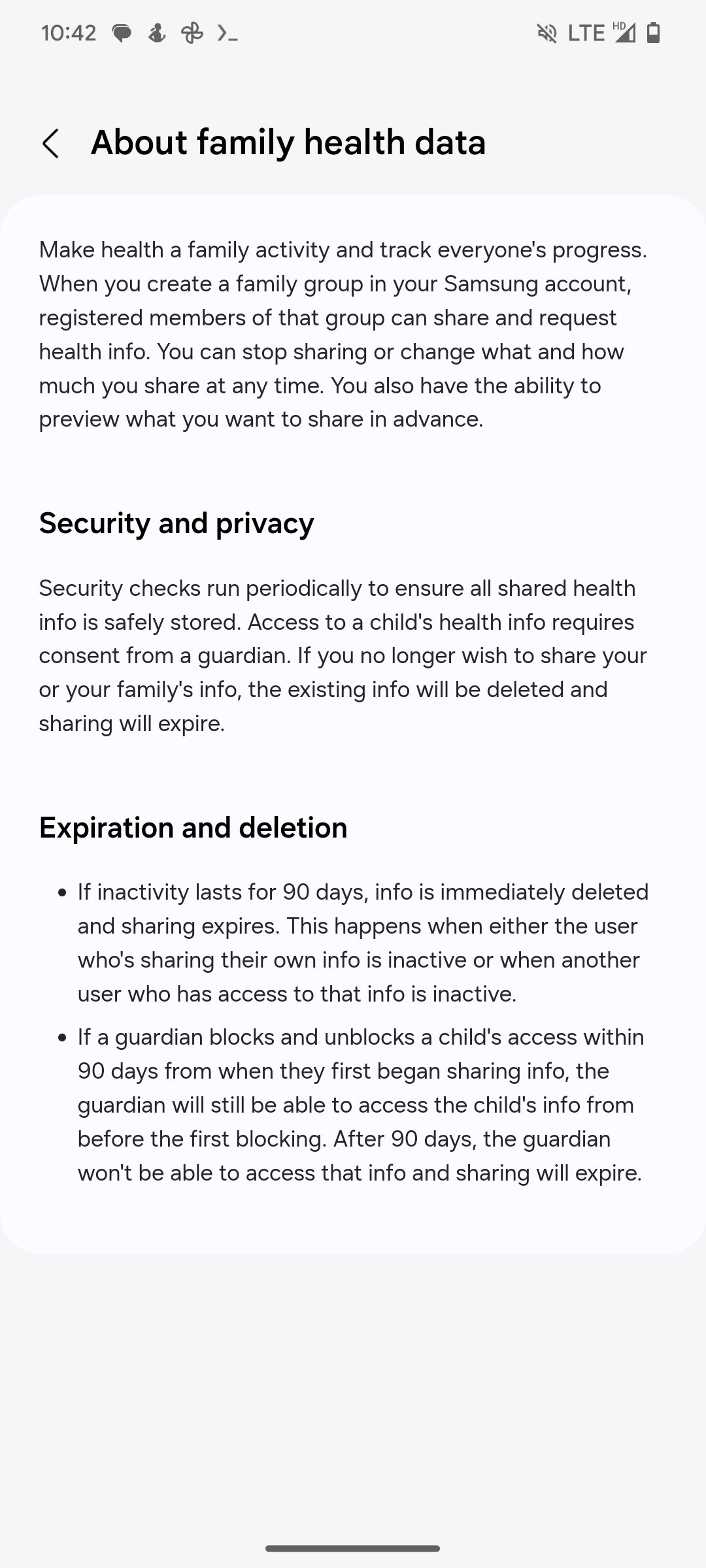 Samsung Health Family Health Data Sharing 5