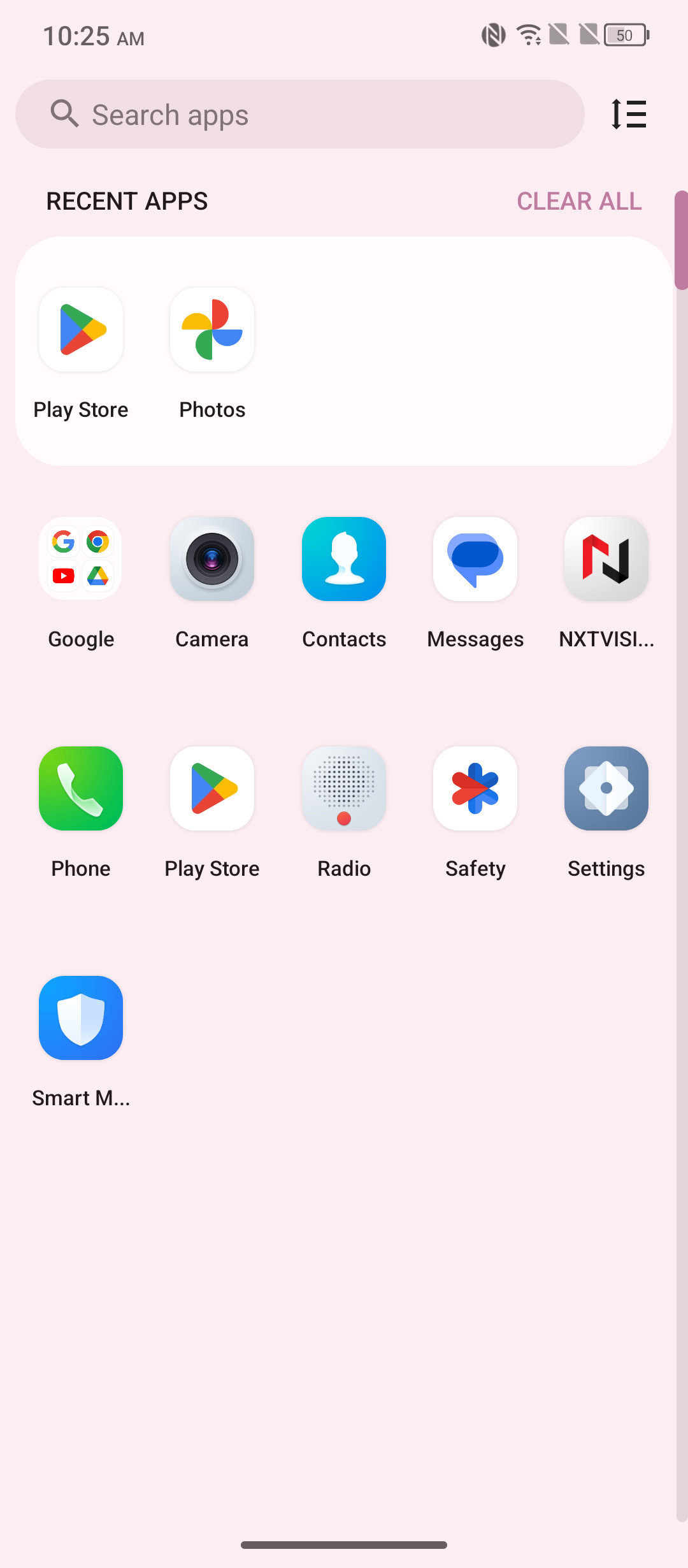 Pre-installed apps on the TCL 50 XL 5G