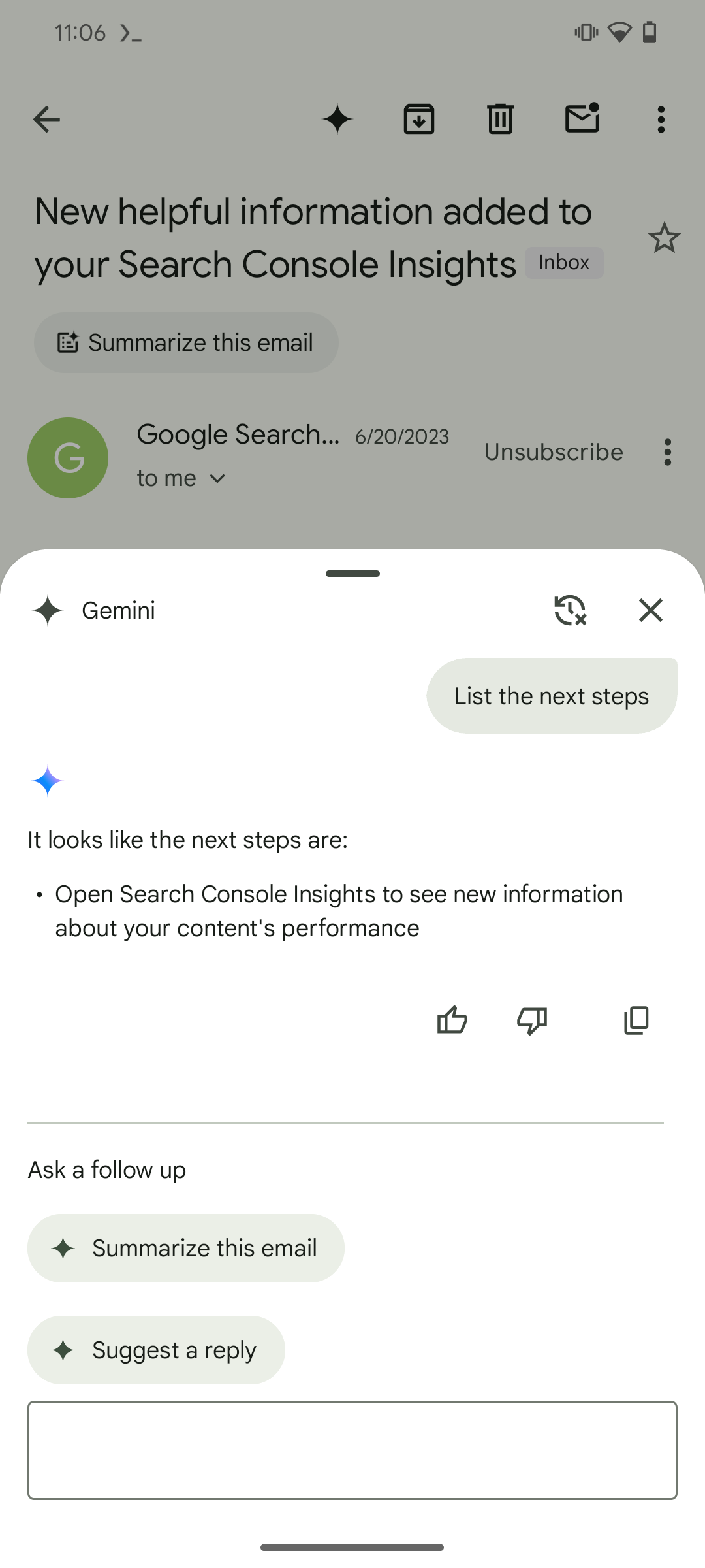Кнопка Gemini в Gmail получила обновление: теперь она может суммировать ваши электронные письма и многое другое.