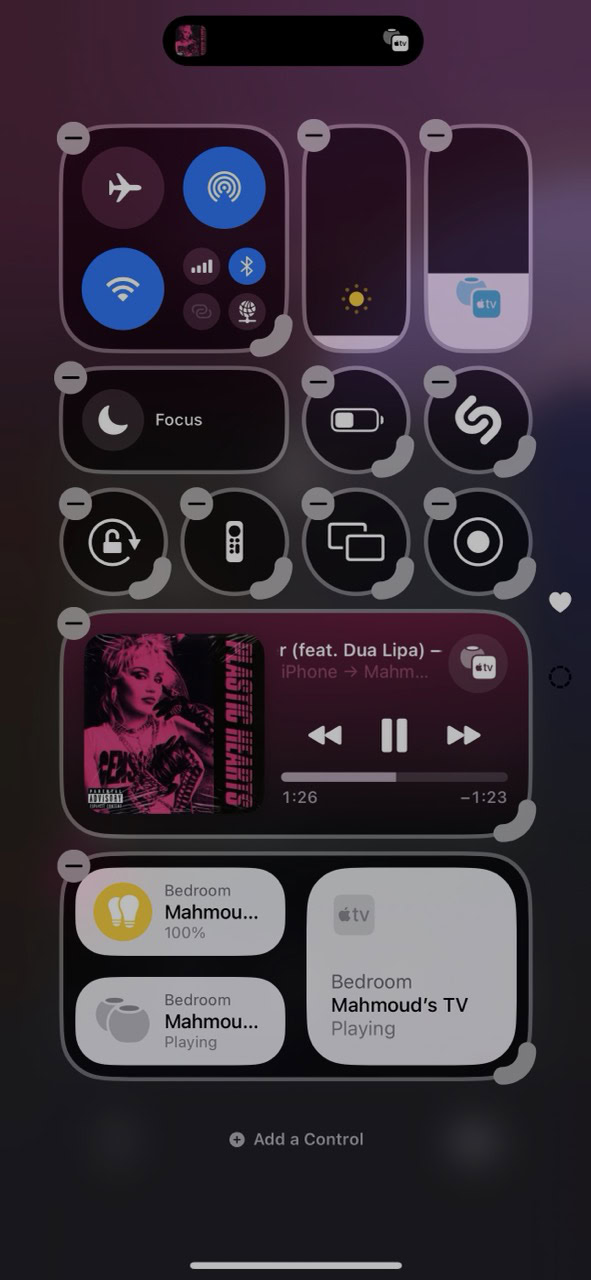 iOS 18's customizable Control Center