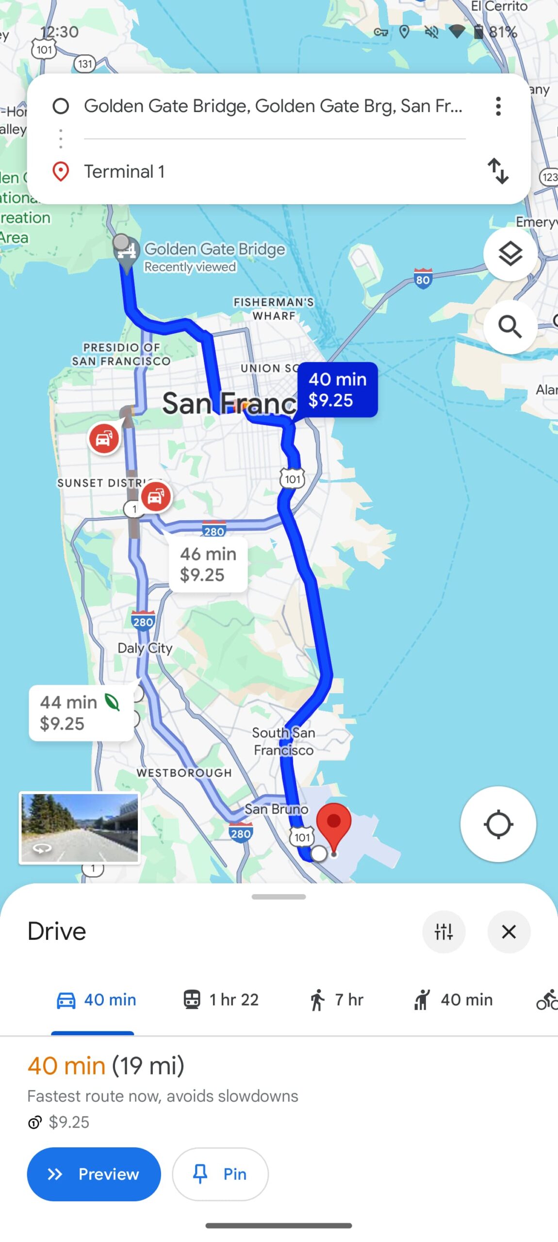 The latest redesign of the Google Maps UI