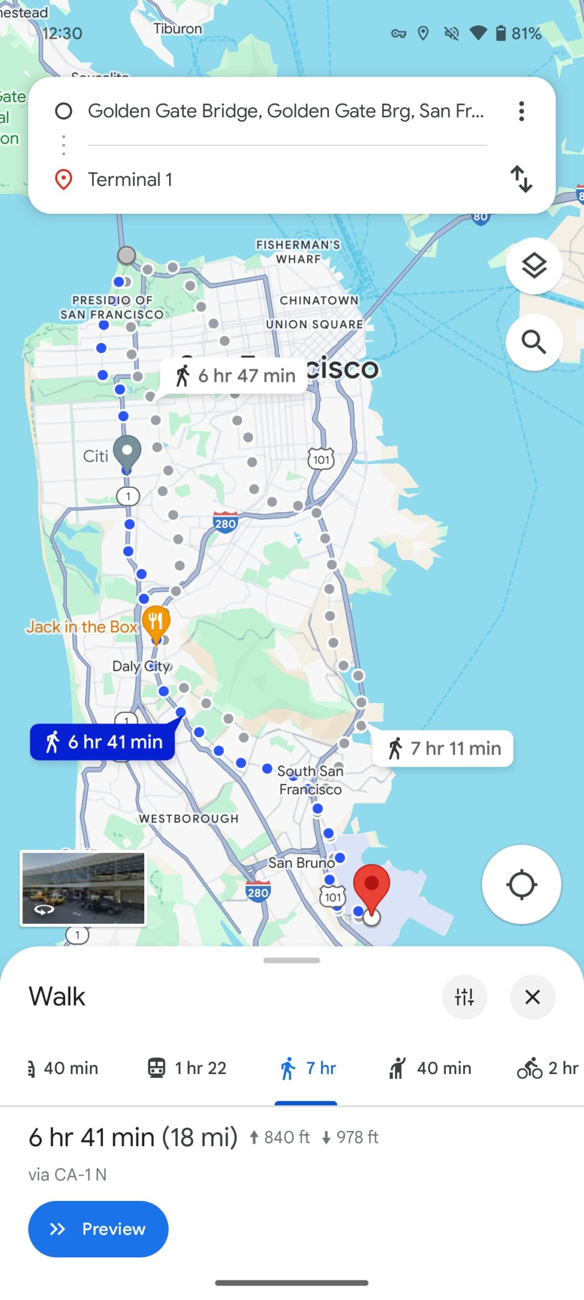 The latest redesign of the Google Maps UI