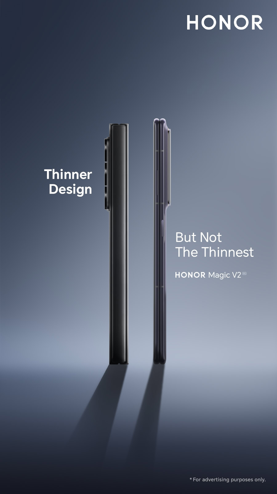 HONOR's tweet about the Galaxy Z Fold 6's thinner design claims