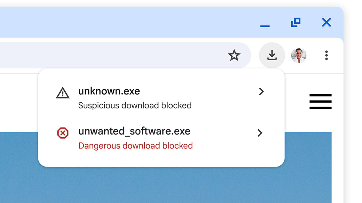 Google Chrome Suspicious Dangerous Downloads Warnings