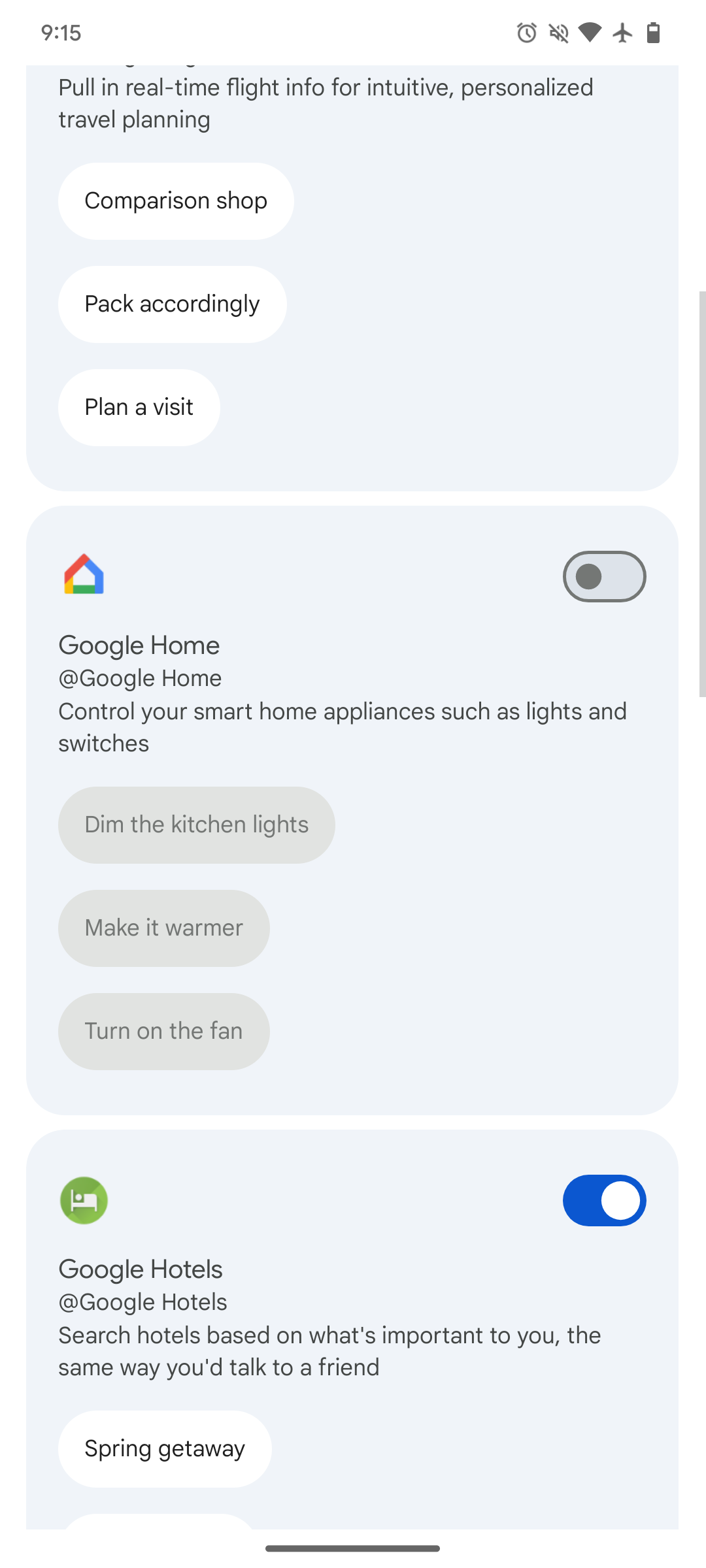 Google Gemini Extensions Leak Google Home Activation