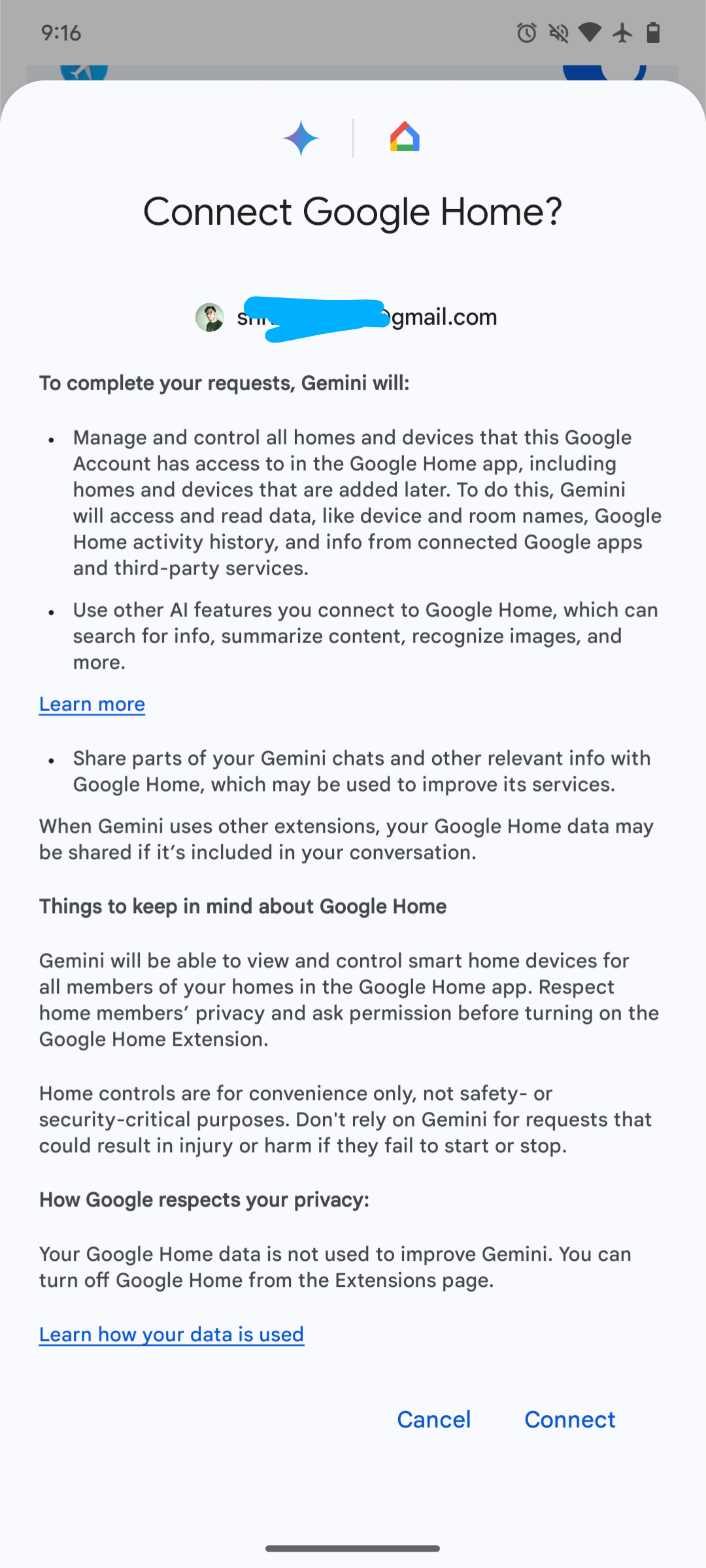 Google Gemini Extensions Leak Agreement for Google Home