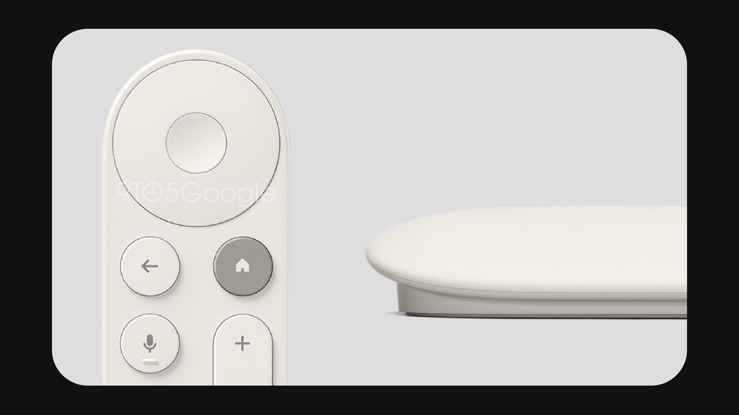 Leaked image of the "Google TV Streamer" new remote.