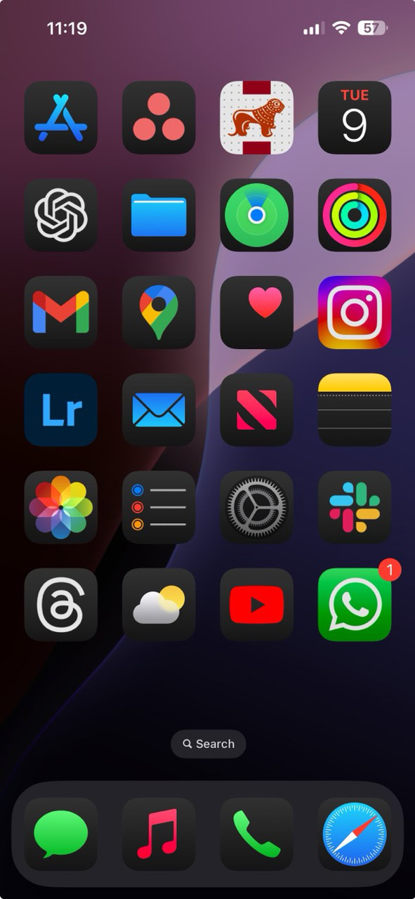 The iPhone home screen is less of a dark mess, thanks to iOS 18 beta 3