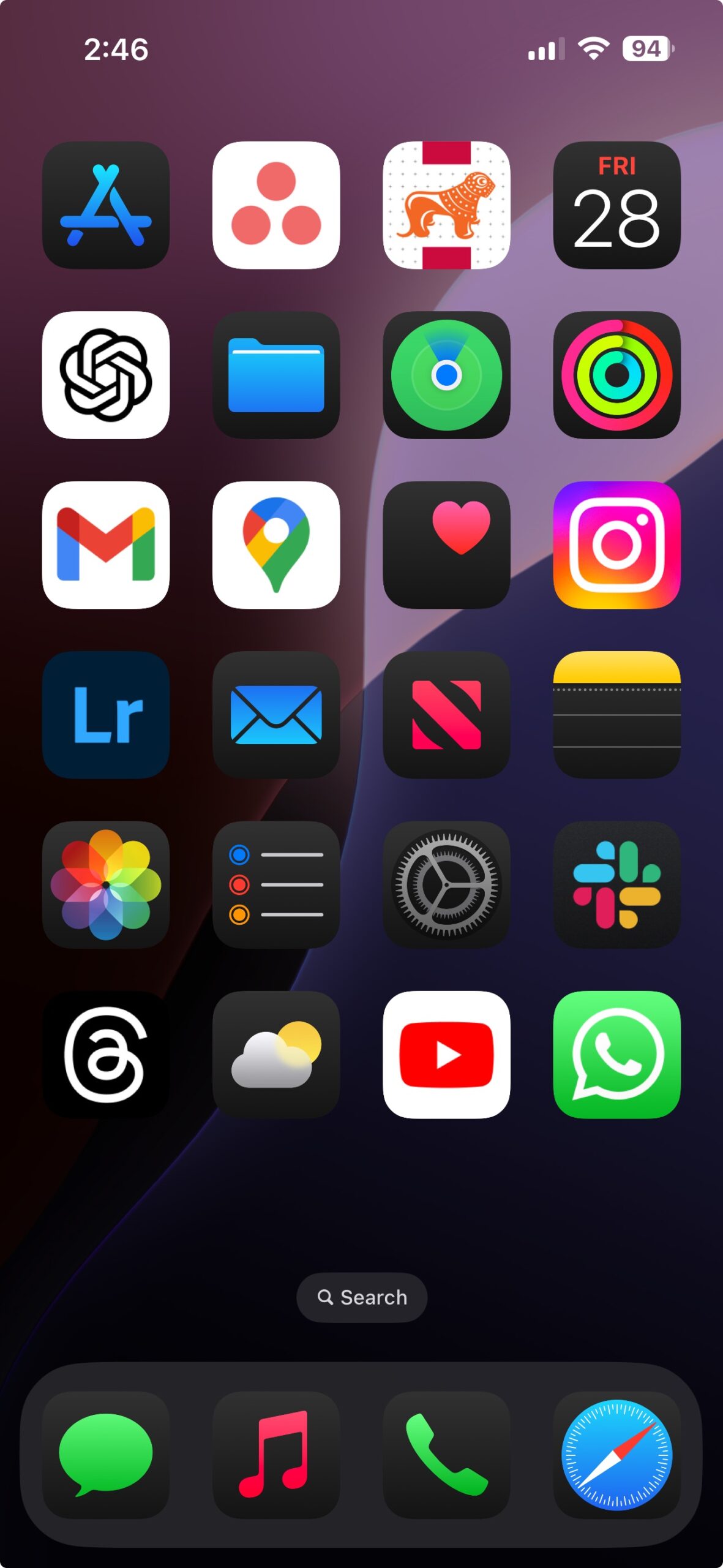 Home Screen before iOS 18 beta 3