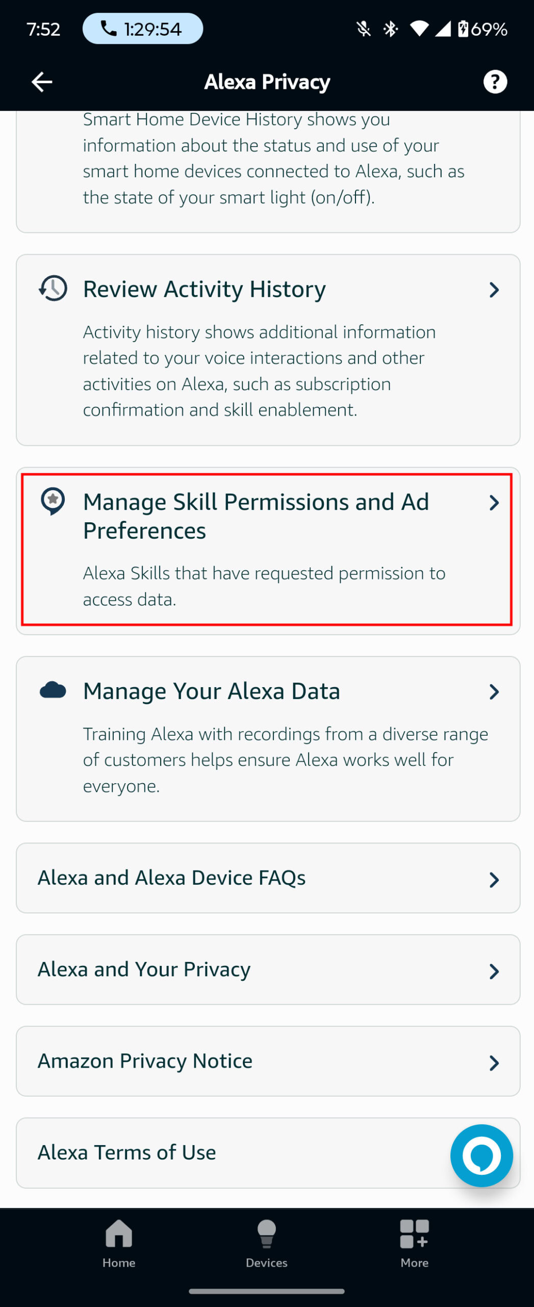 How to turn off Amazon interest based ads on the Alexa app (3)