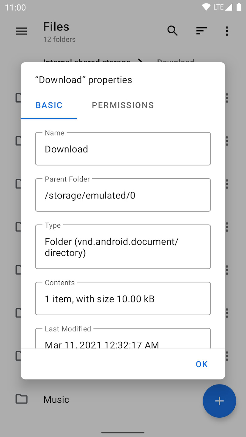 Material Files Android app screen 01