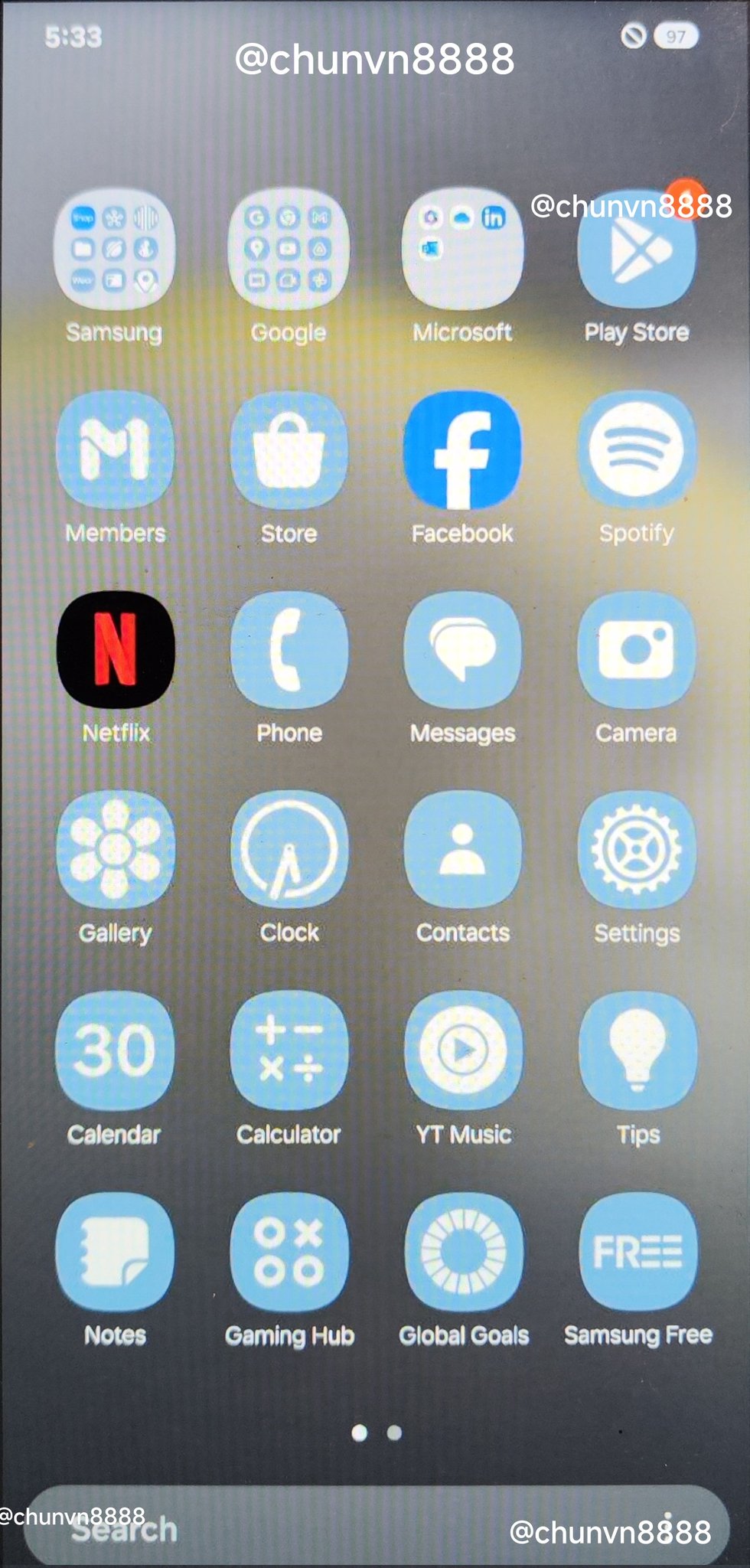 One UI 7 color palatte screenshot 2