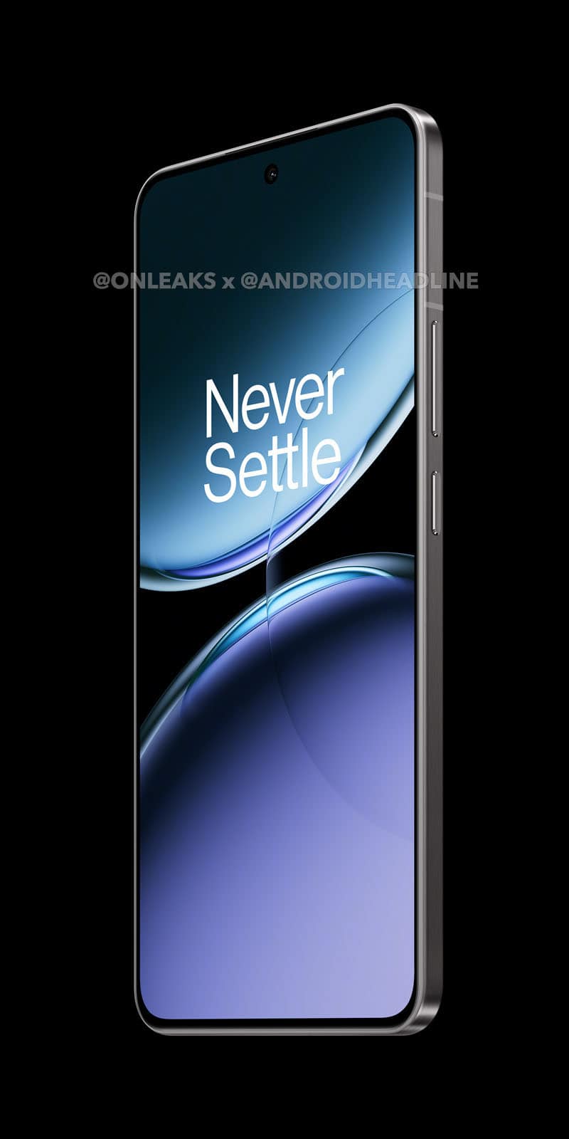 Leaked render of the OnePlus Nord 4 front angle