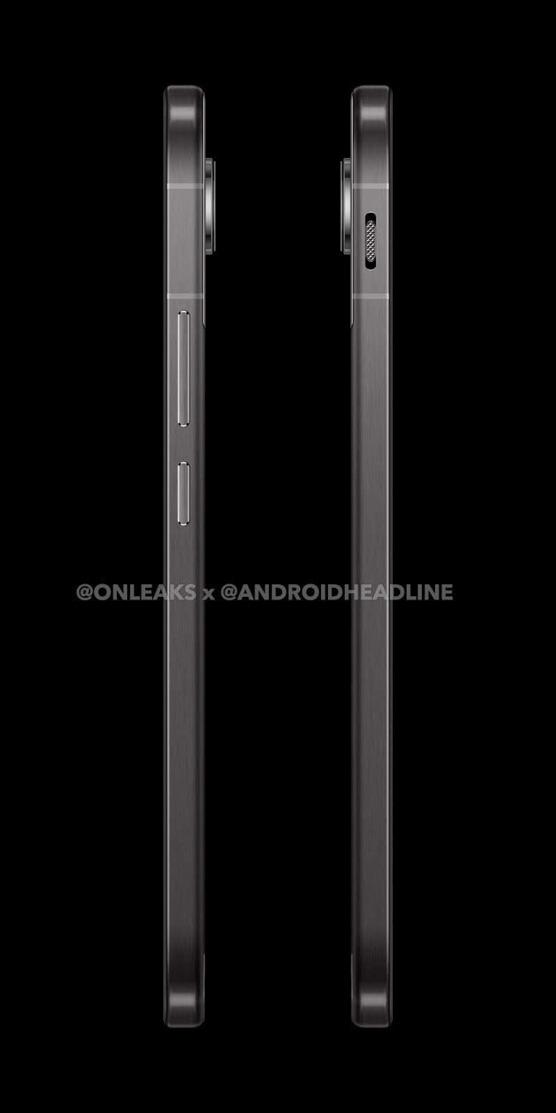 Leaked render of the OnePlus Nord 4 side view