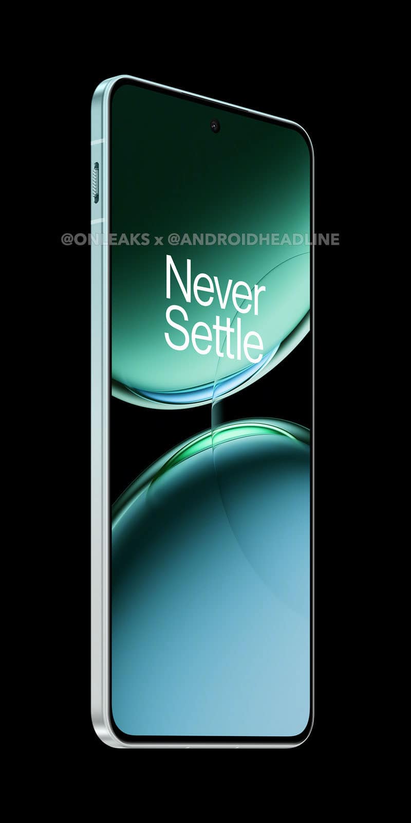 Leaked render of the OnePlus Nord 4 angle view