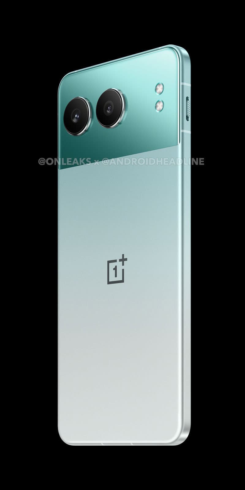 Leaked render of the OnePlus Nord 4 back angle view